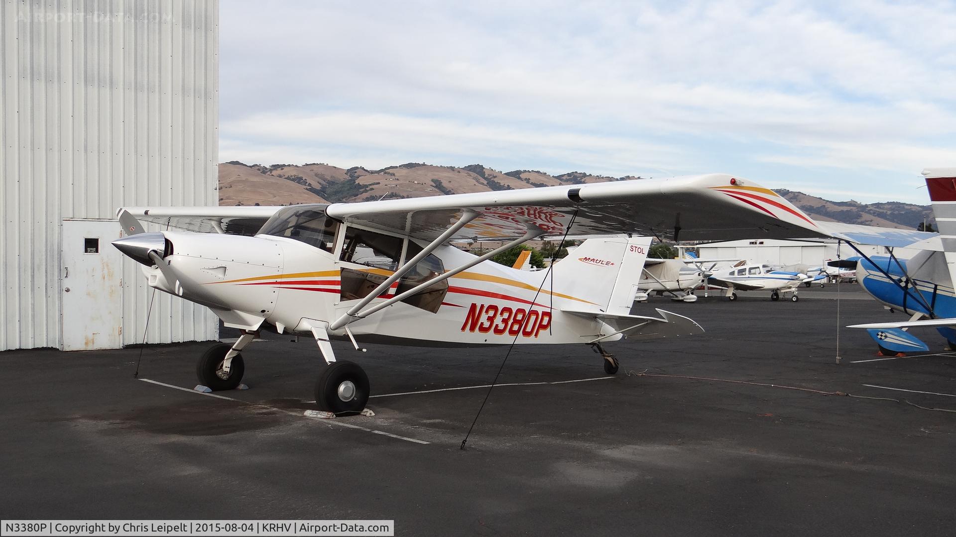 N3380P, Maule MX-7-180C Star Rocket C/N 28029C, Privately owned Maule MX-7-180C visiting the mod shop at Reid Hillview Airport, San Jose, CA.
