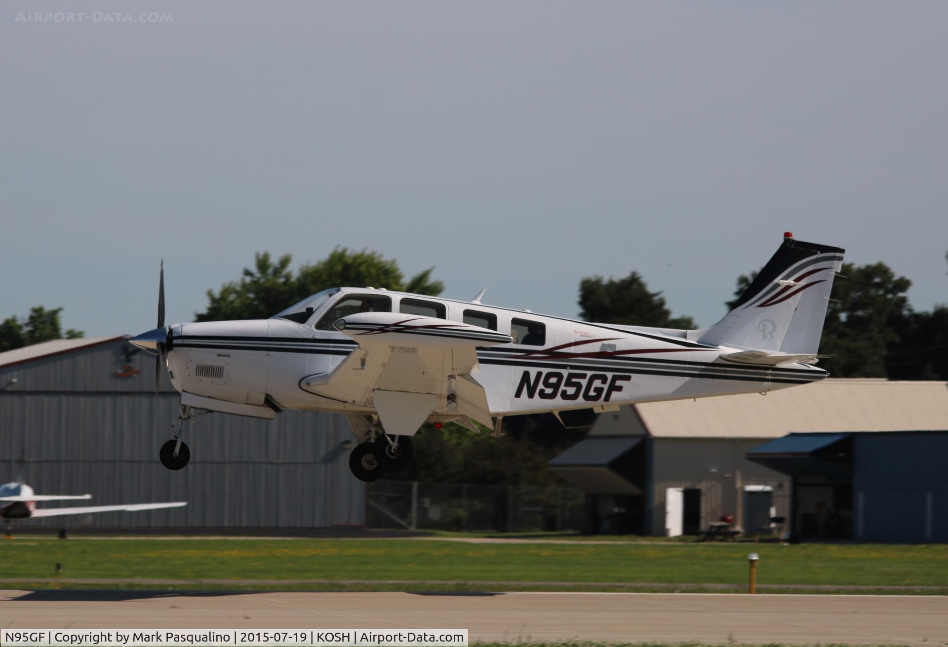 N95GF, 2005 Raytheon Aircraft Company G36 C/N E-3642, Raytheon G36