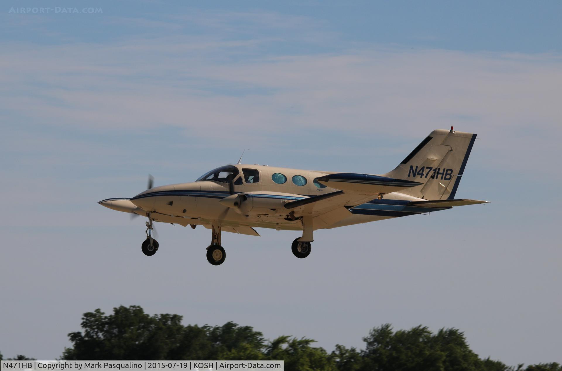 N471HB, 1977 Cessna 414 Chancellor C/N 414-0923, Cessna 414