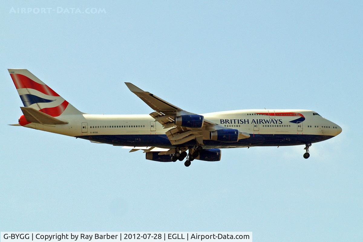 G-BYGG, 1999 Boeing 747-436 C/N 28859, Boeing 747-436 [28859] (British Airways) Home~G 28/07/2012
