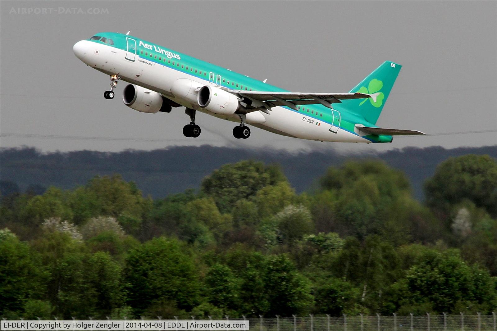 EI-DER, 2005 Airbus A320-214 C/N 2583, Up and away to DUB...