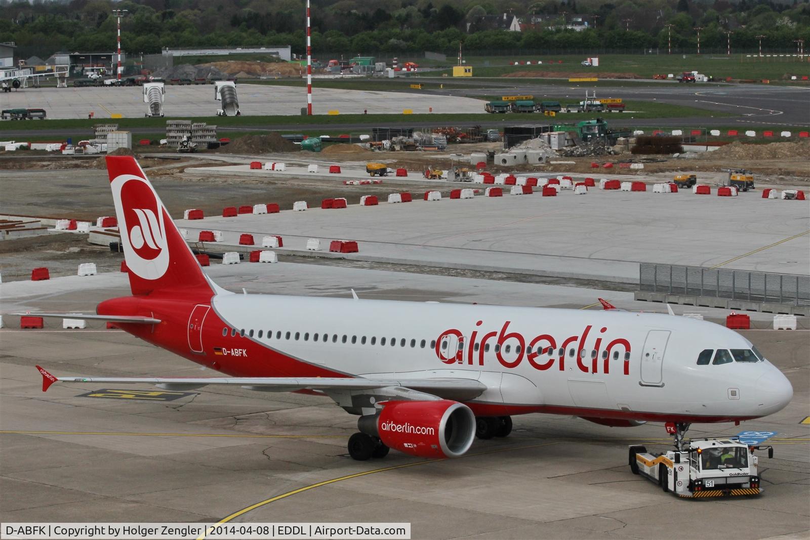 D-ABFK, 2010 Airbus A320-214 C/N 4433, Everything is red and white and .......