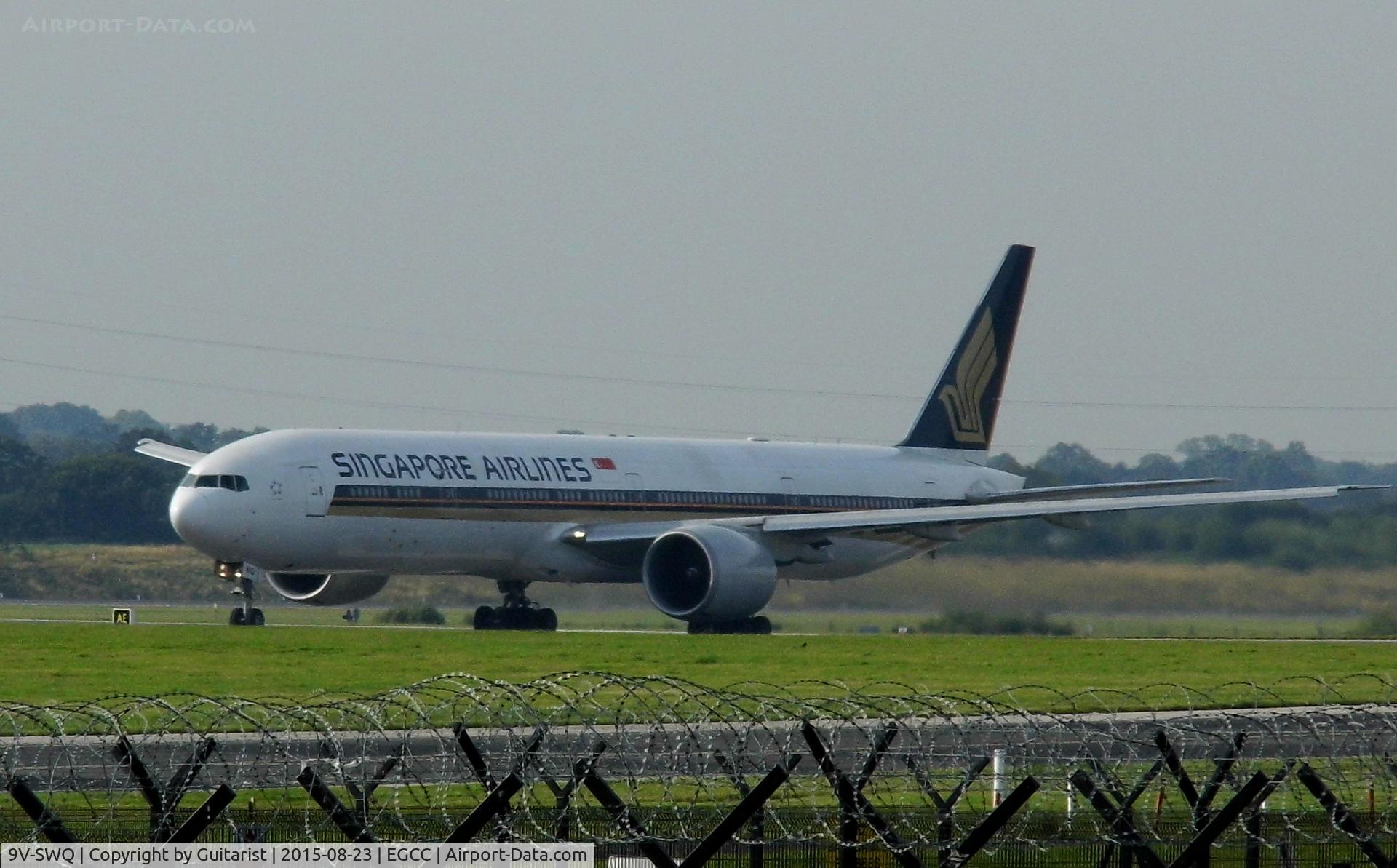 9V-SWQ, 2008 Boeing 777-312/ER C/N 34582, At Manchester