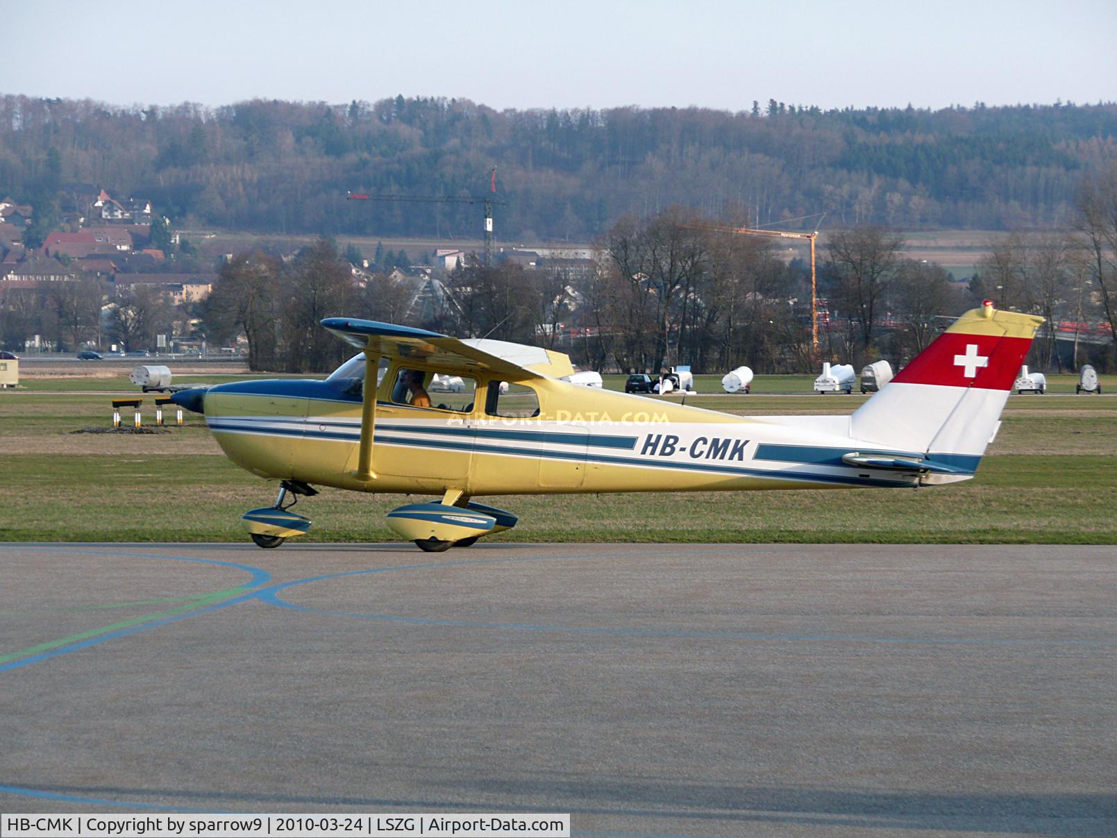 HB-CMK, 1960 Cessna 175B Skylark Skylark C/N 17556791, This plane left our country.
It had been converted from a Continental O-300-C to a Franklin 6A-335-B engine early in its life.