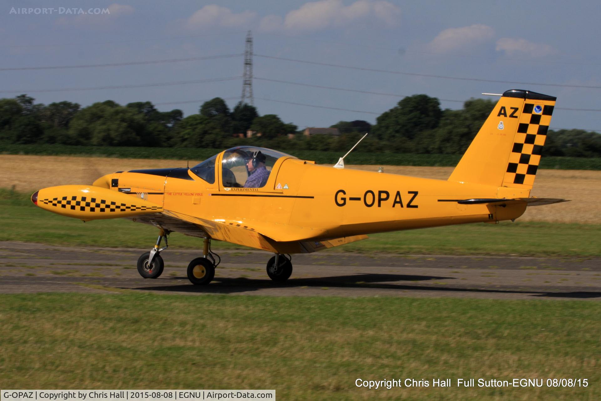 G-OPAZ, 2001 Pazmany PL-2 C/N PFA 069-10673, at the Vale of York LAA strut flyin, Full Sutton