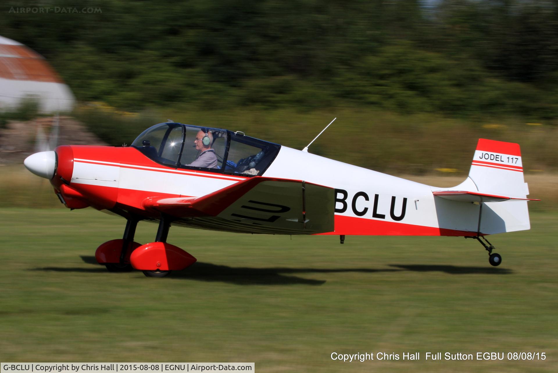 G-BCLU, 1957 SAN Jodel D-117 C/N 506, at the Vale of York LAA strut flyin, Full Sutton