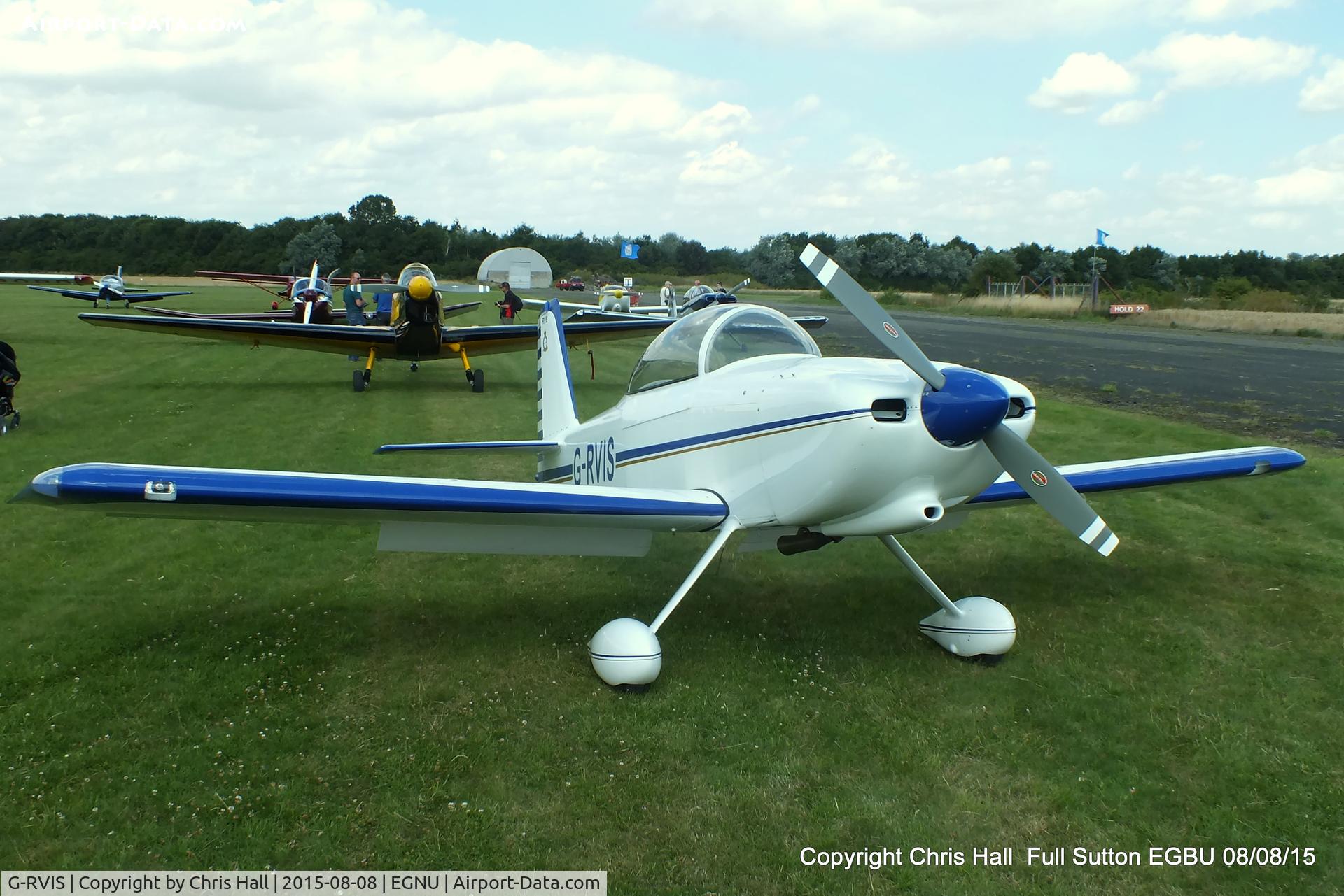 G-RVIS, 2003 Vans RV-8 C/N PFA 303-14031, at the Vale of York LAA strut flyin, Full Sutton