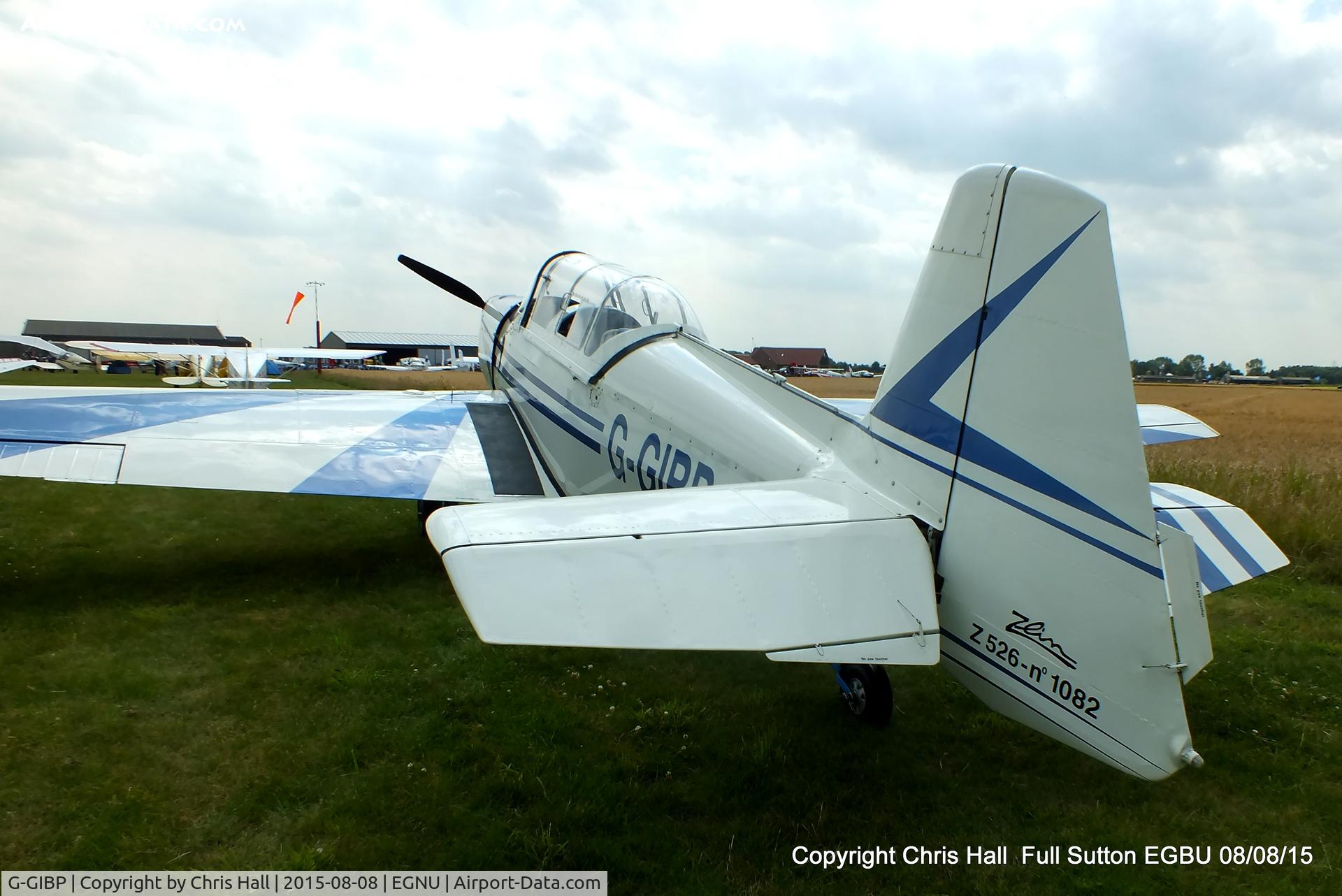 G-GIBP, 1969 Zlin Z-526 Trener Master C/N 1082, at the Vale of York LAA strut flyin, Full Sutton