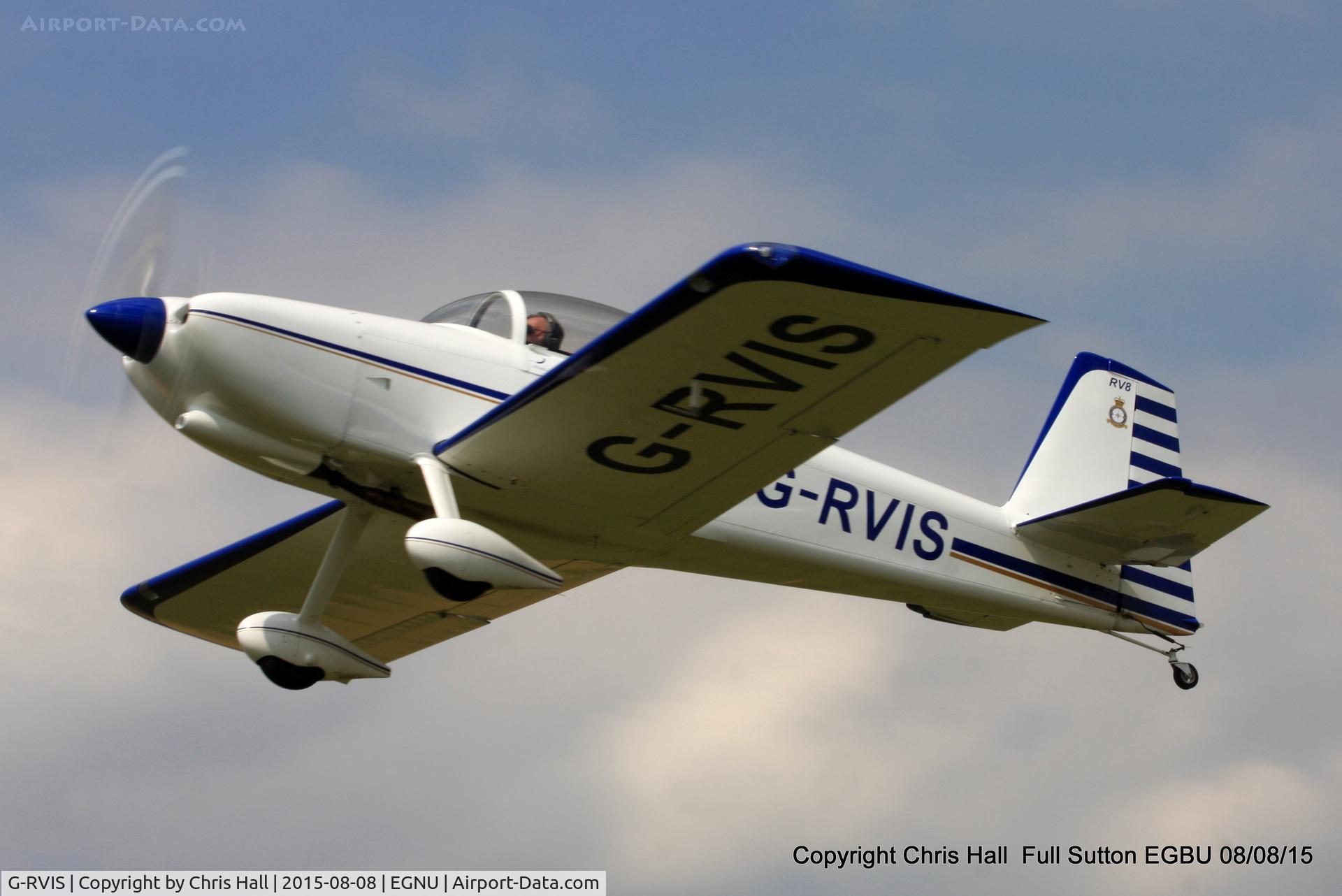 G-RVIS, 2003 Vans RV-8 C/N PFA 303-14031, at the Vale of York LAA strut flyin, Full Sutton