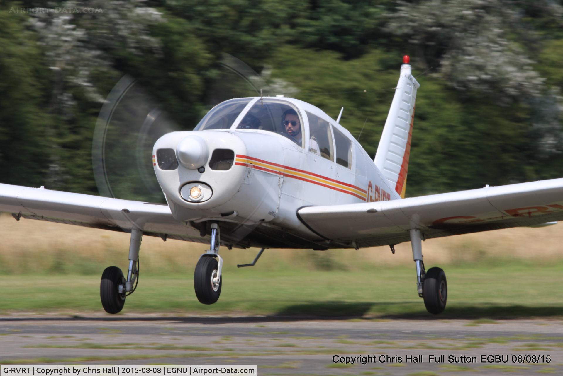 G-RVRT, 1970 Piper PA-28-140 Cherokee C/N 28-26933, at the Vale of York LAA strut flyin, Full Sutton