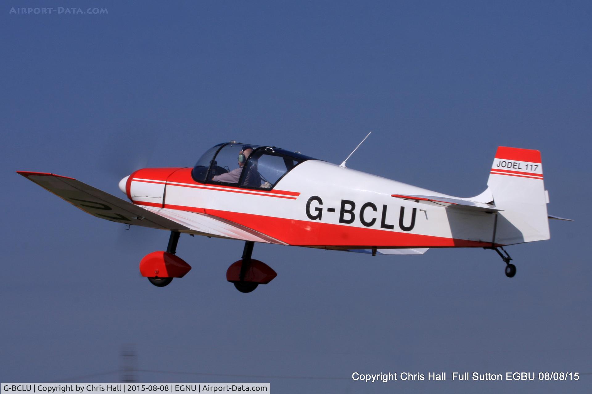 G-BCLU, 1957 SAN Jodel D-117 C/N 506, at the Vale of York LAA strut flyin, Full Sutton