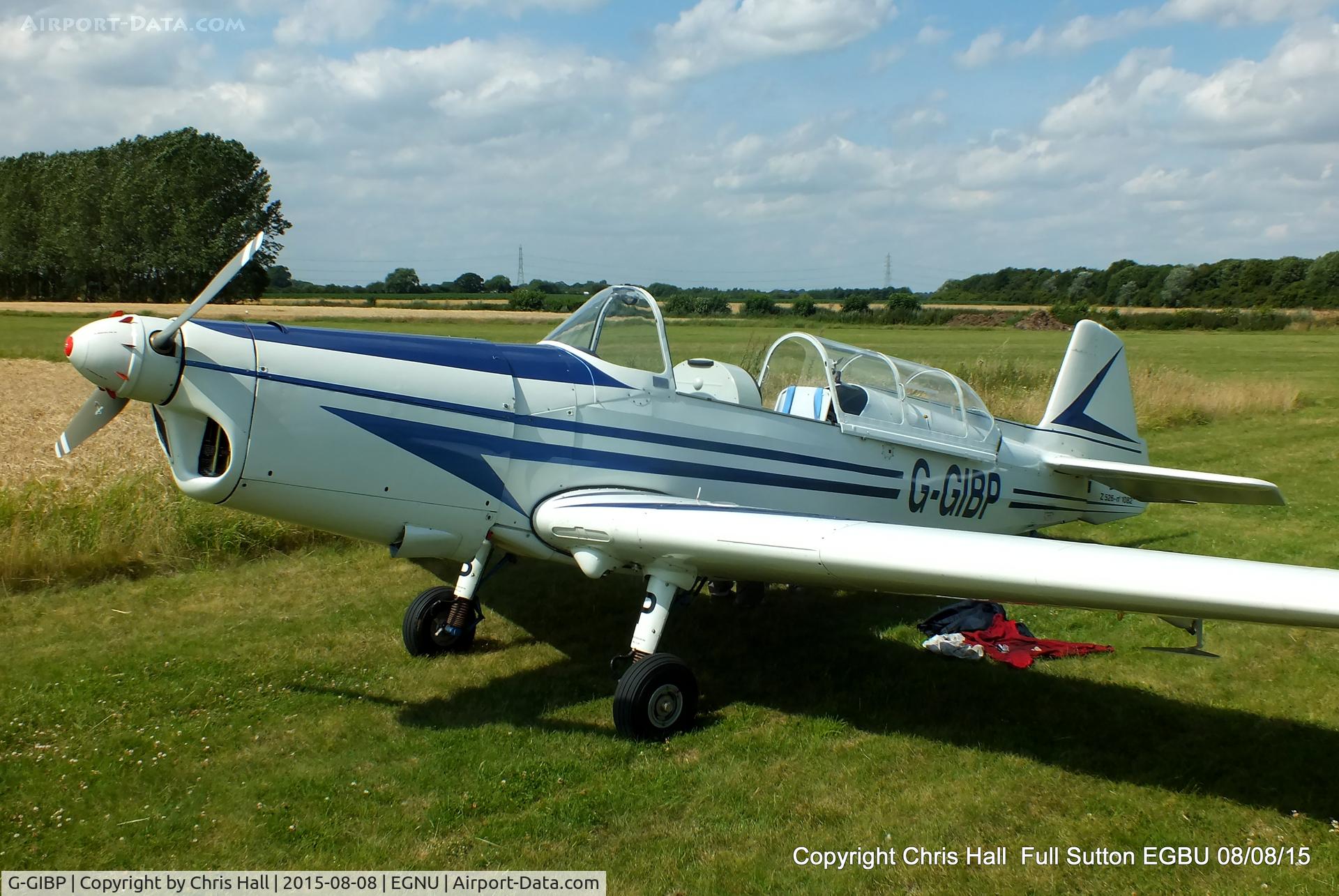 G-GIBP, 1969 Zlin Z-526 Trener Master C/N 1082, at the Vale of York LAA strut flyin, Full Sutton