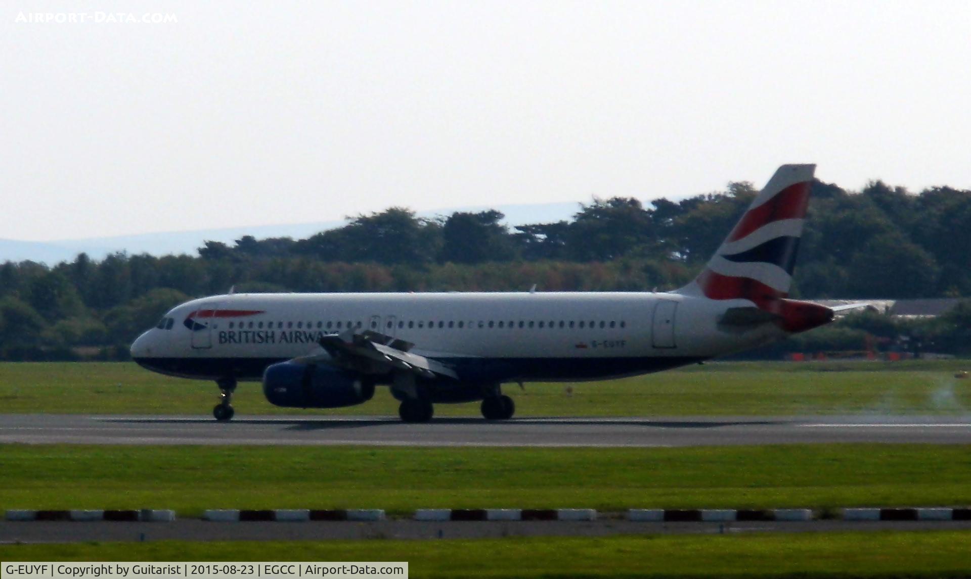G-EUYF, 2010 Airbus A320-232 C/N 4185, At Manchester