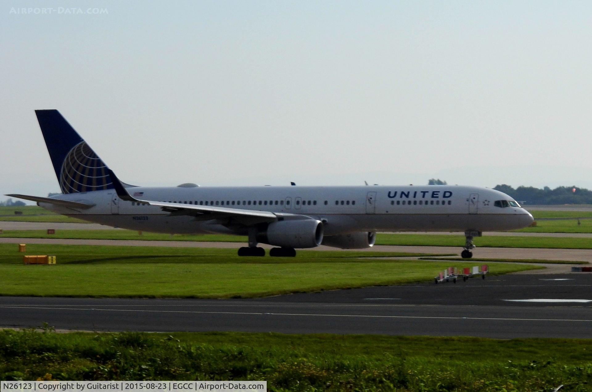 N26123, 1997 Boeing 757-224 C/N 28966, At Manchester