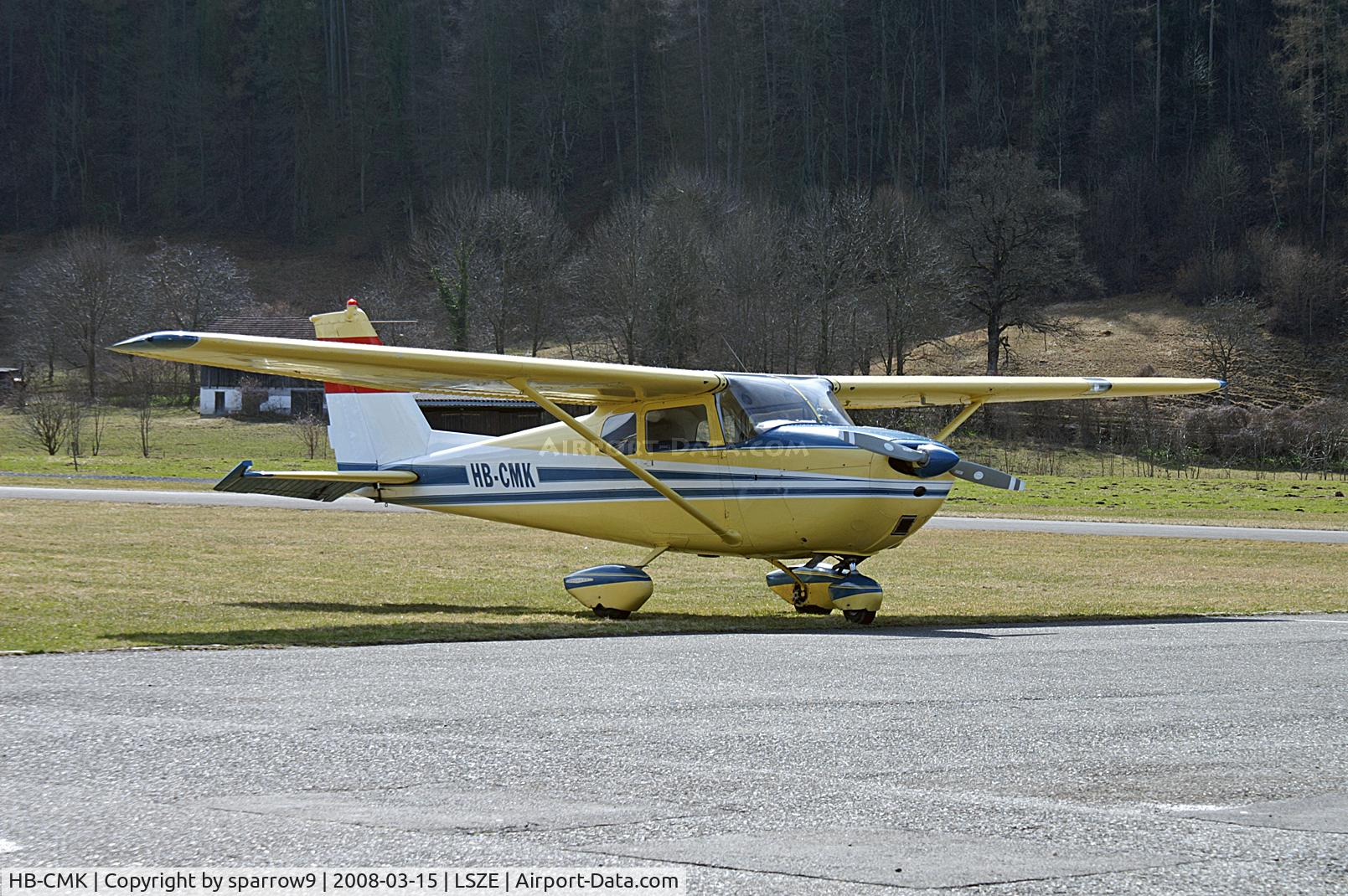 HB-CMK, 1960 Cessna 175B Skylark Skylark C/N 17556791, not long before it changed its owner/base