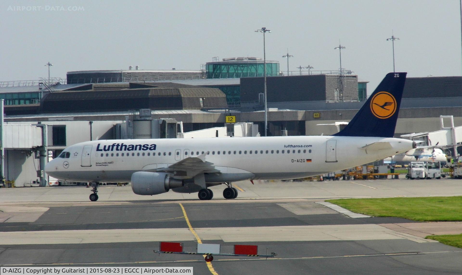 D-AIZG, 2010 Airbus A320-214 C/N 4324, At Manchester