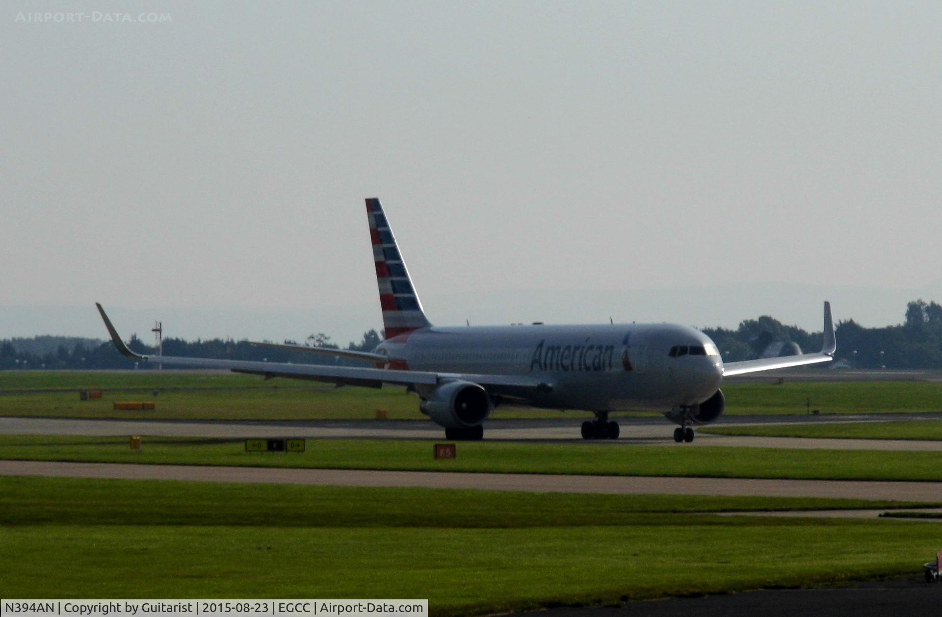 N394AN, 1998 Boeing 767-323/ER C/N 29431, At Manchester