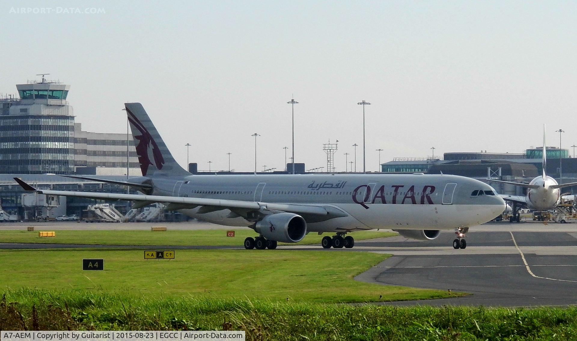 A7-AEM, 2007 Airbus A330-302 C/N 893, At Manchester