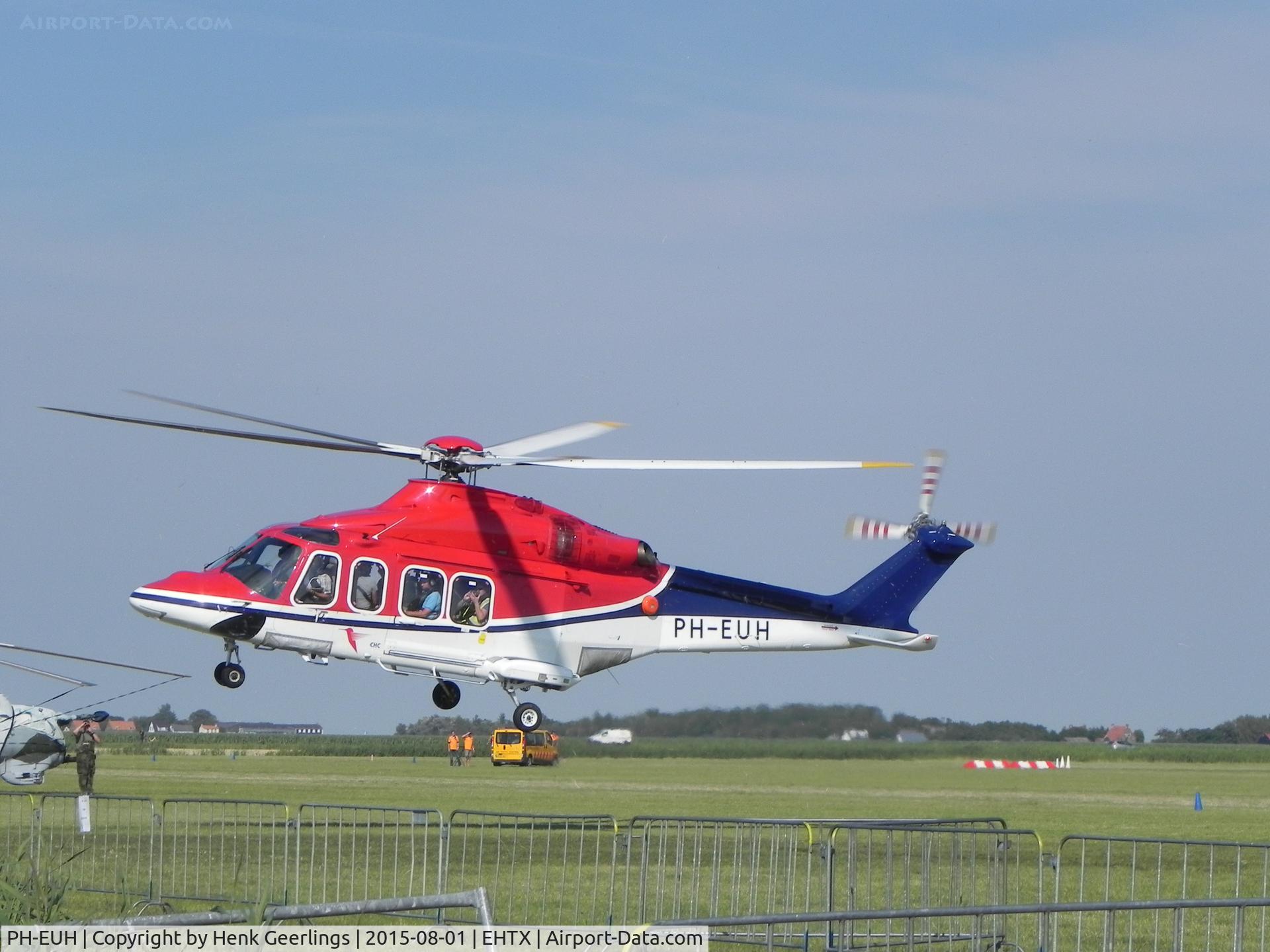PH-EUH, 2013 AgustaWestland AW-139 C/N 31431, Texel Airshow , August 2015