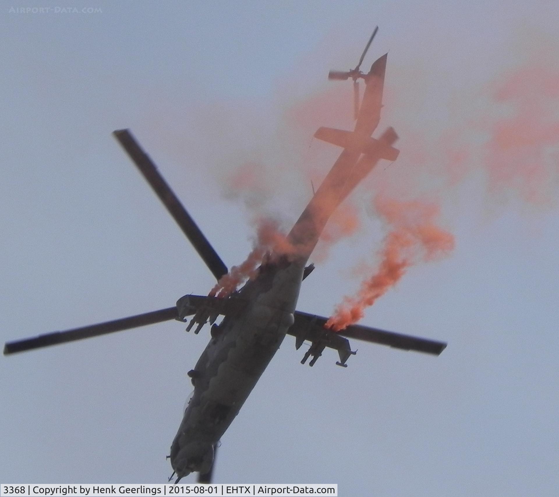 3368, Mil Mi-35 Hind E C/N 203368, Texel Airshow , August 2015