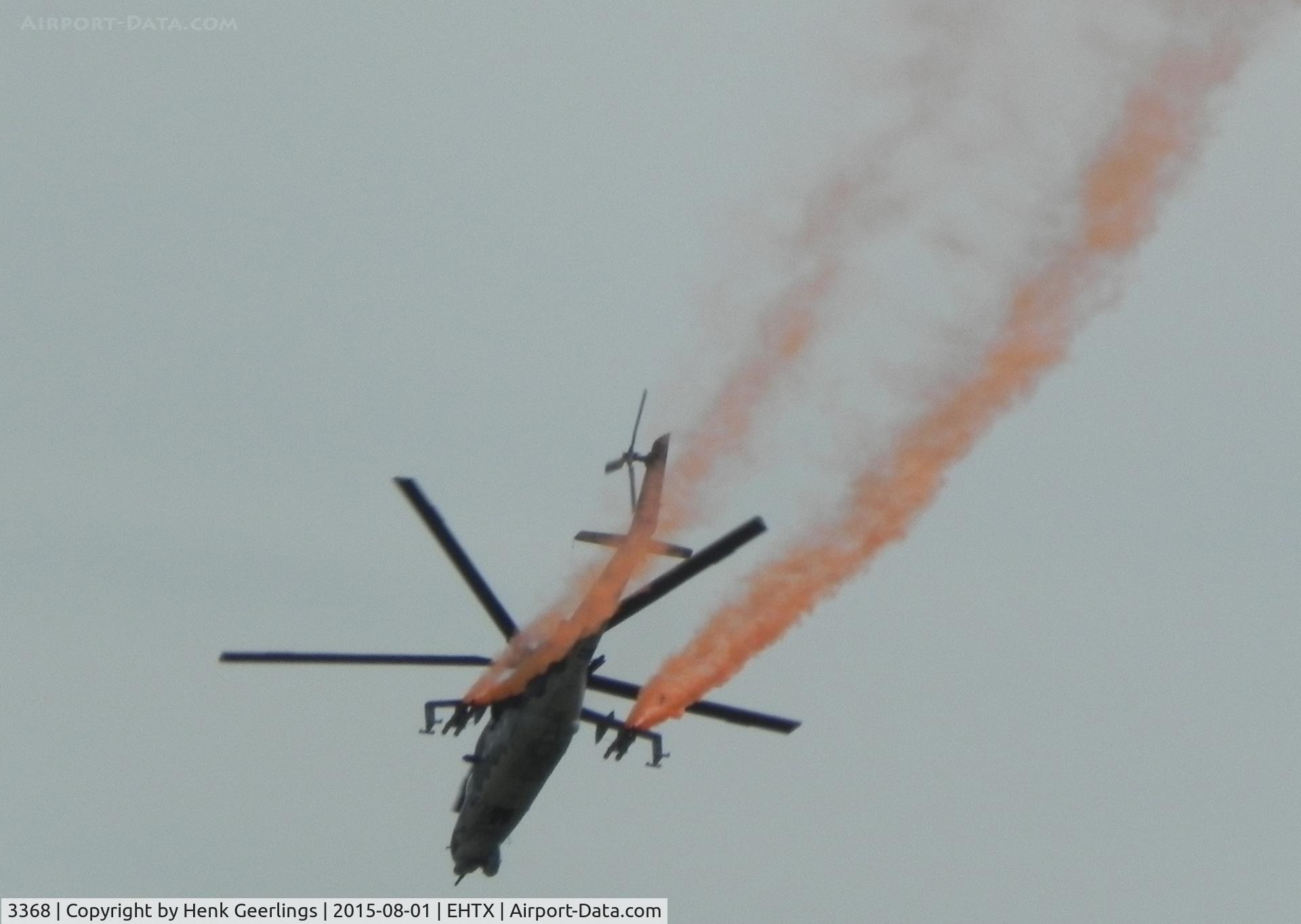 3368, Mil Mi-35 Hind E C/N 203368, Texel Airshow , August 2015
