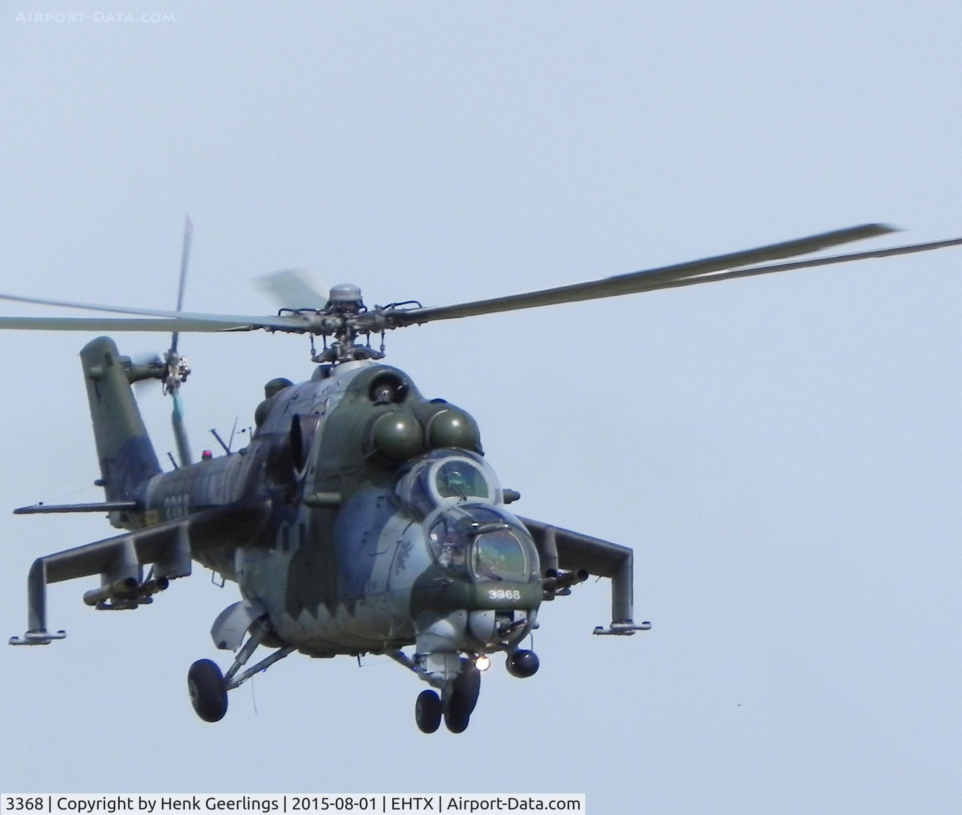 3368, Mil Mi-35 Hind E C/N 203368, Texel Airshow , August 2015