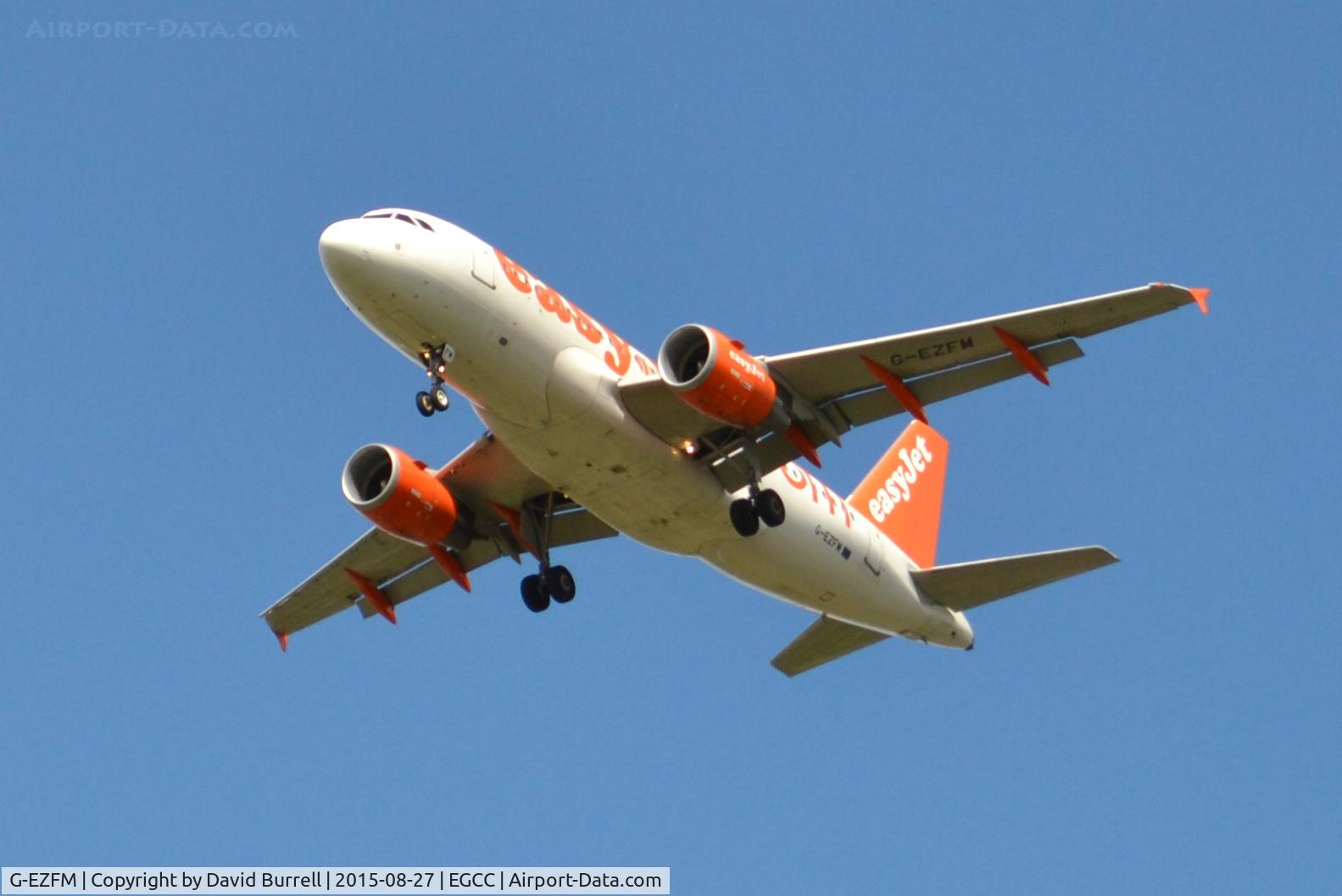 G-EZFM, 2009 Airbus A319-111 C/N 4069, EasyJet Airbus A319-111 on approach to Manchester Airport.