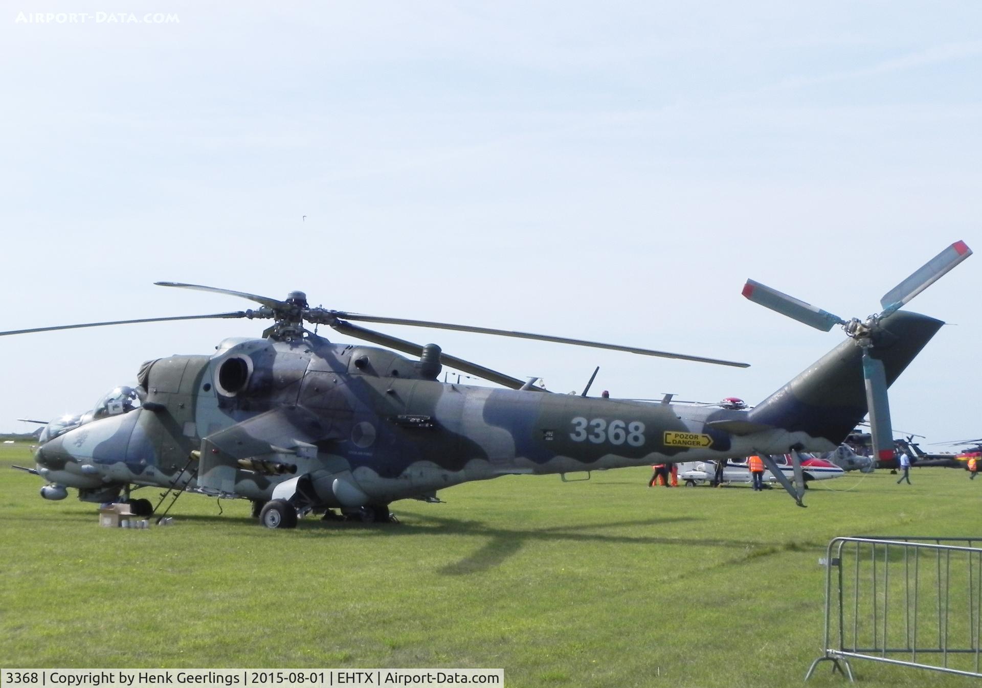 3368, Mil Mi-35 Hind E C/N 203368, Texel Airshow , August 2015