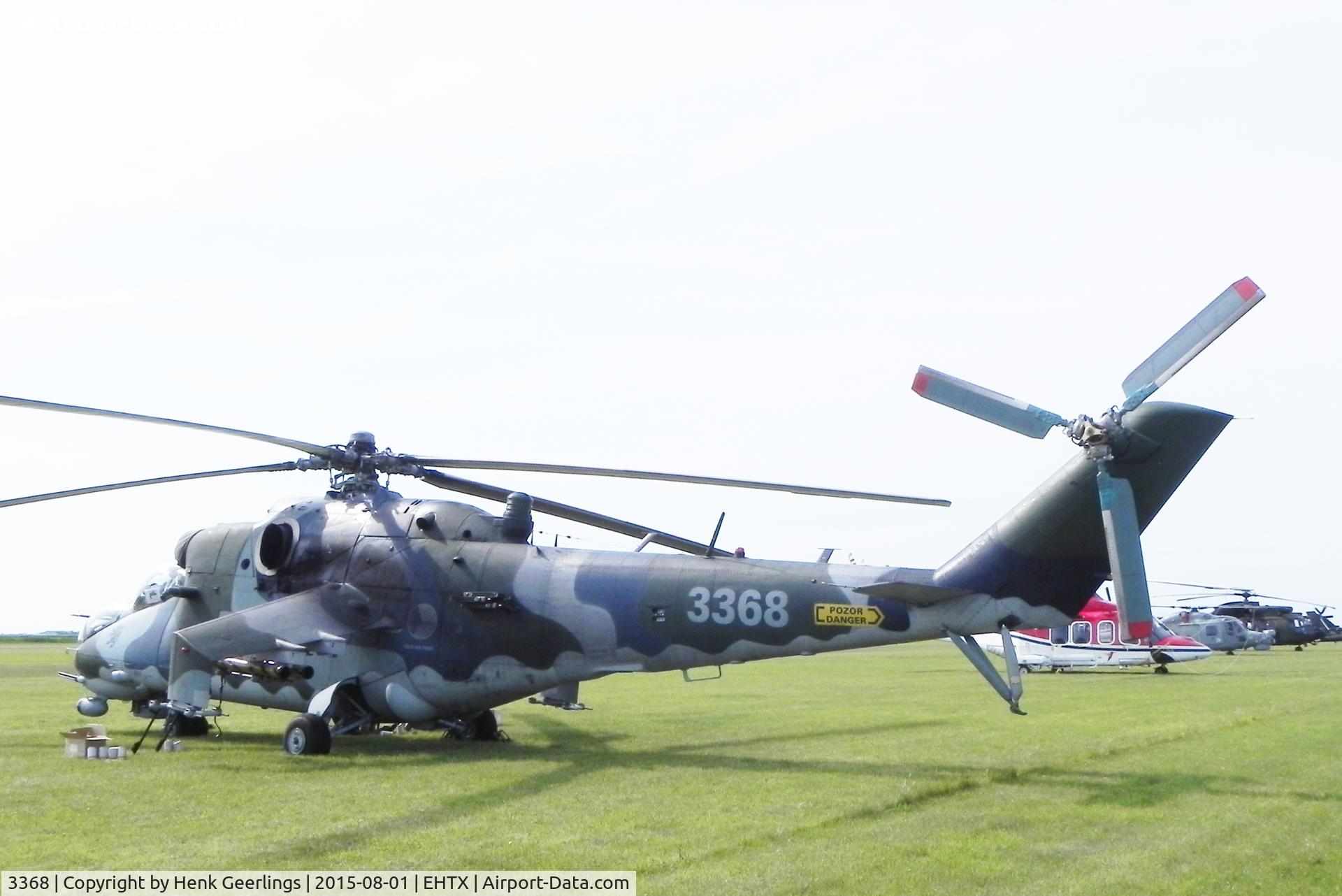 3368, Mil Mi-35 Hind E C/N 203368, Texel Airshow , August 2015