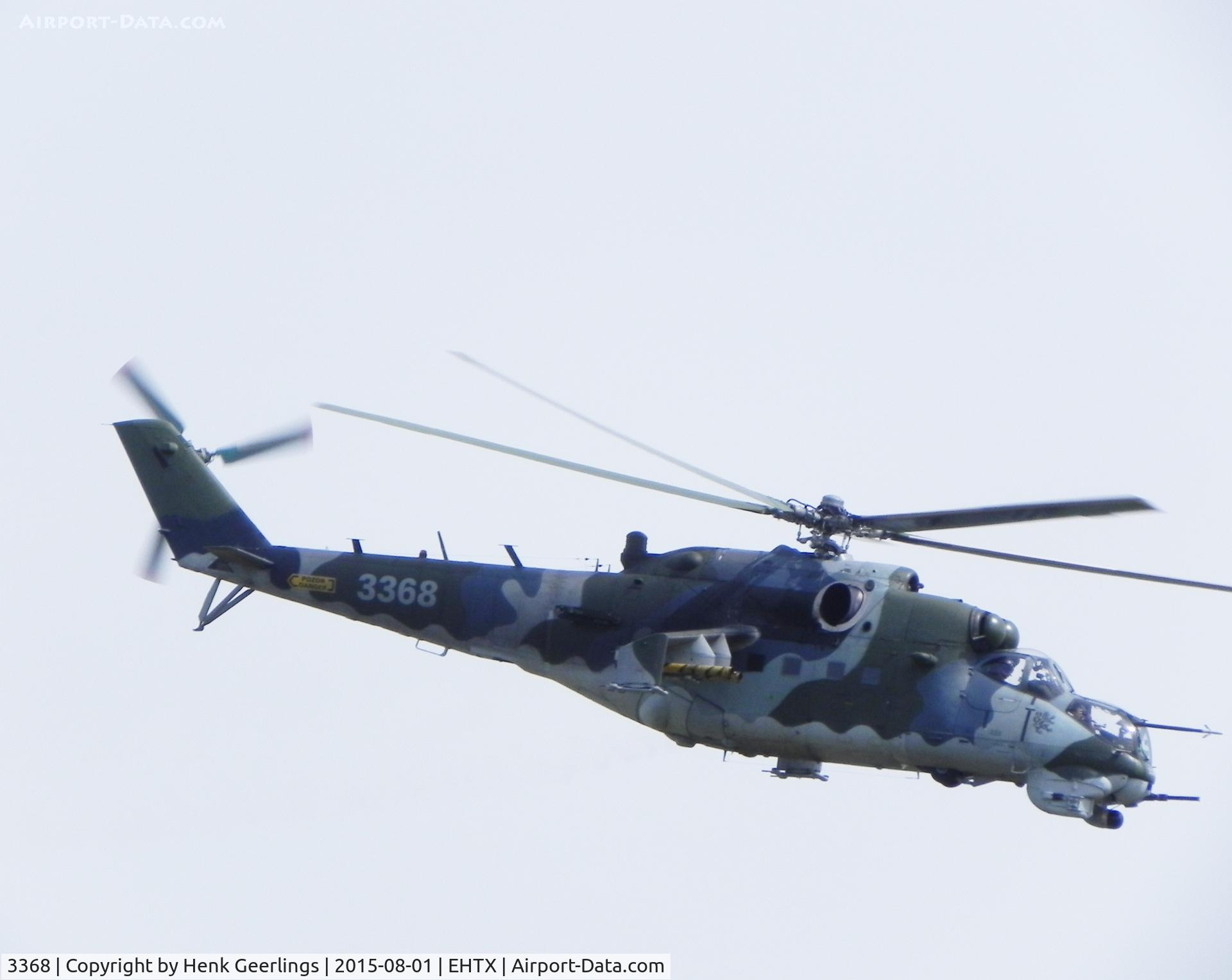 3368, Mil Mi-35 Hind E C/N 203368, Texel Airshow , August 2015