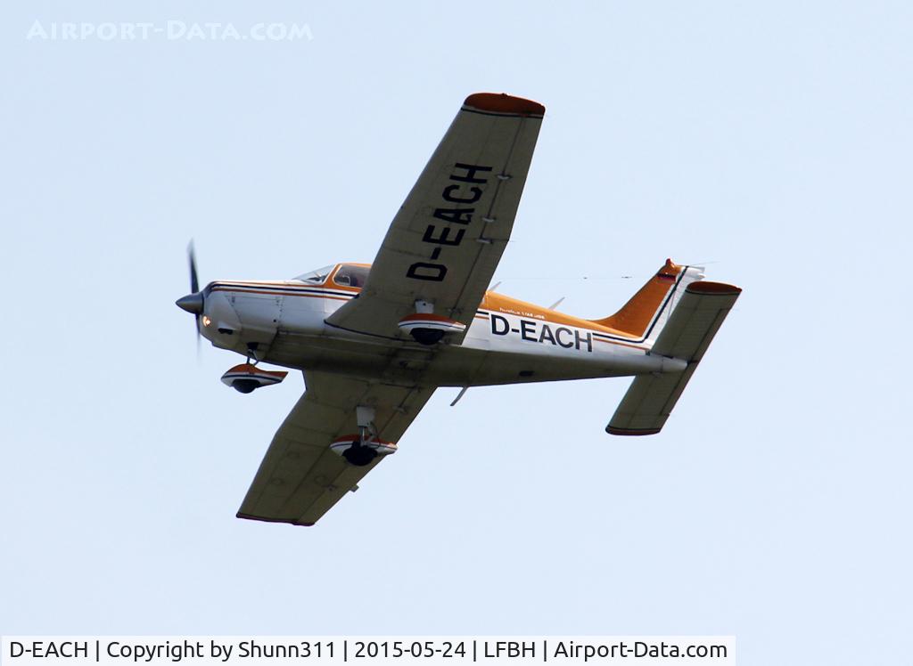 D-EACH, 1974 Piper PA-28-151 Cherokee Warrior C/N 28-7415065, Taking off...
