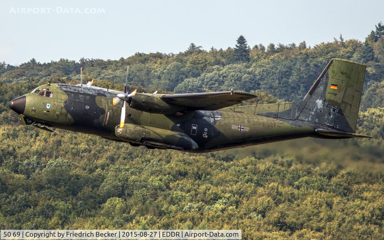 50 69, Transall C-160D C/N D106, departure from Saarbrücken