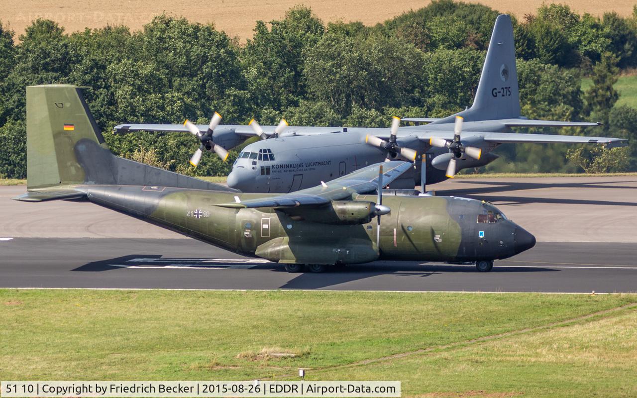 51 10, Transall C-160D C/N D147, line up for departure via RW09