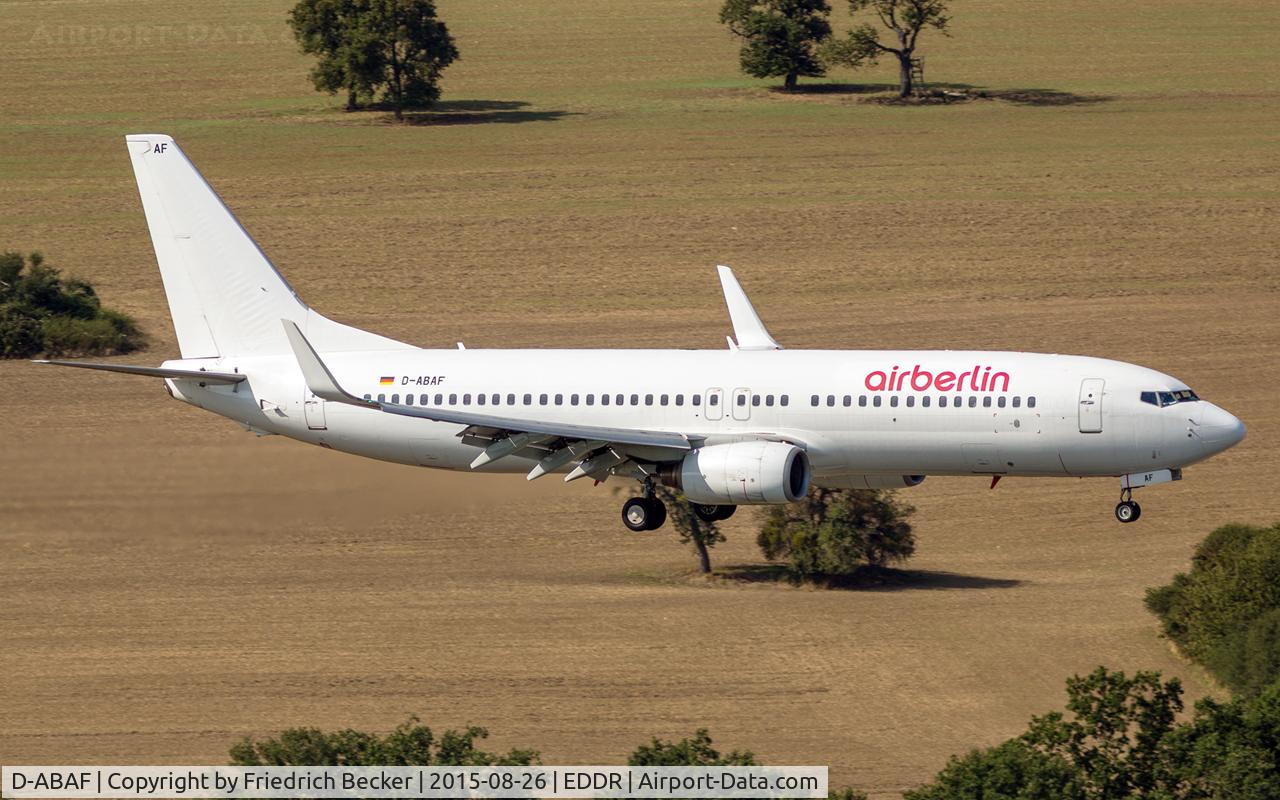 D-ABAF, 2001 Boeing 737-86J C/N 30878, on final RW09