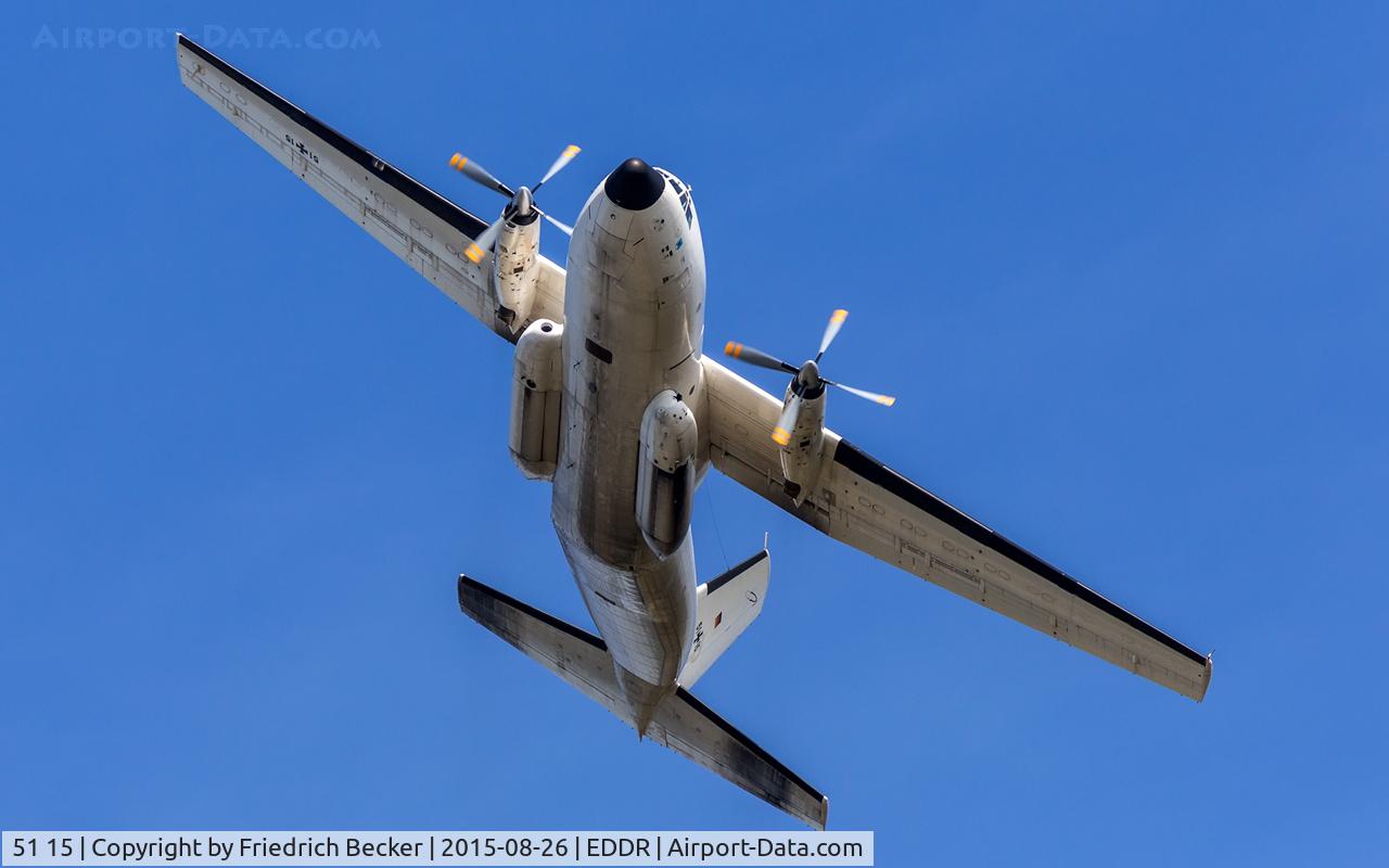 51 15, Transall C-160D C/N D152, left hand turn into final