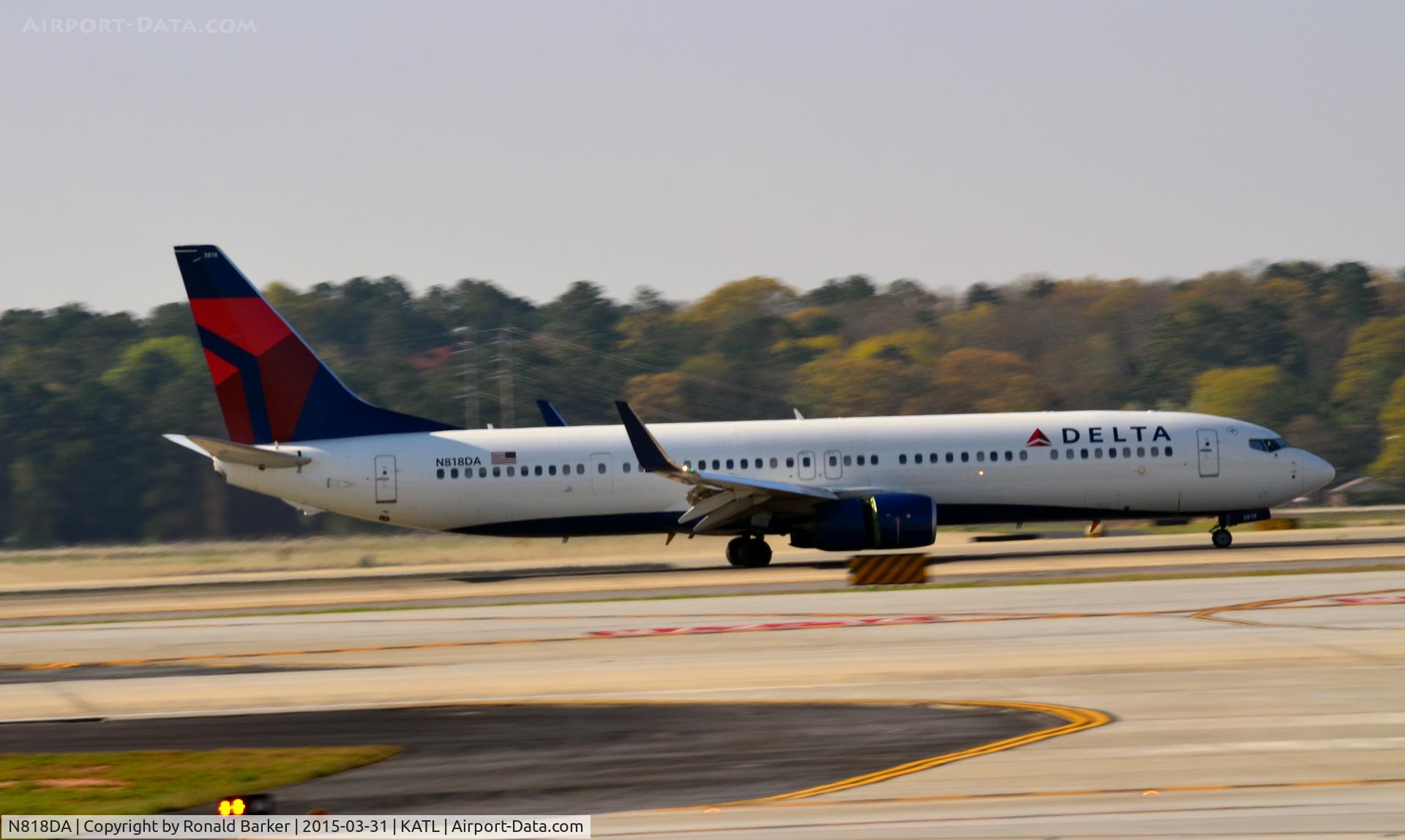 N818DA, 2014 Boeing 737-932/ER C/N 31928, Landing Atlanta