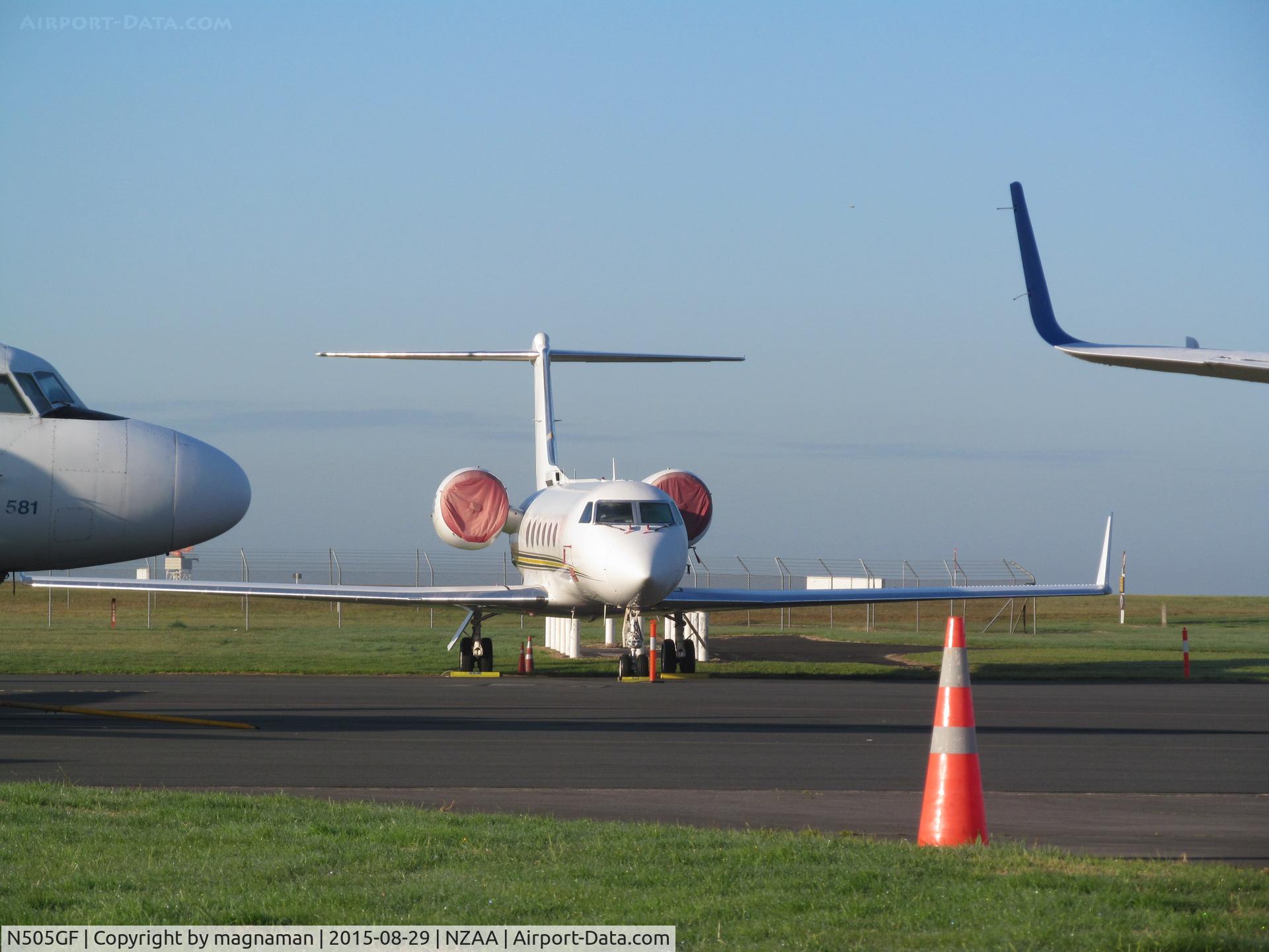 N505GF, 1995 Gulfstream Aerospace G-IV C/N 1275, ON convair apron
