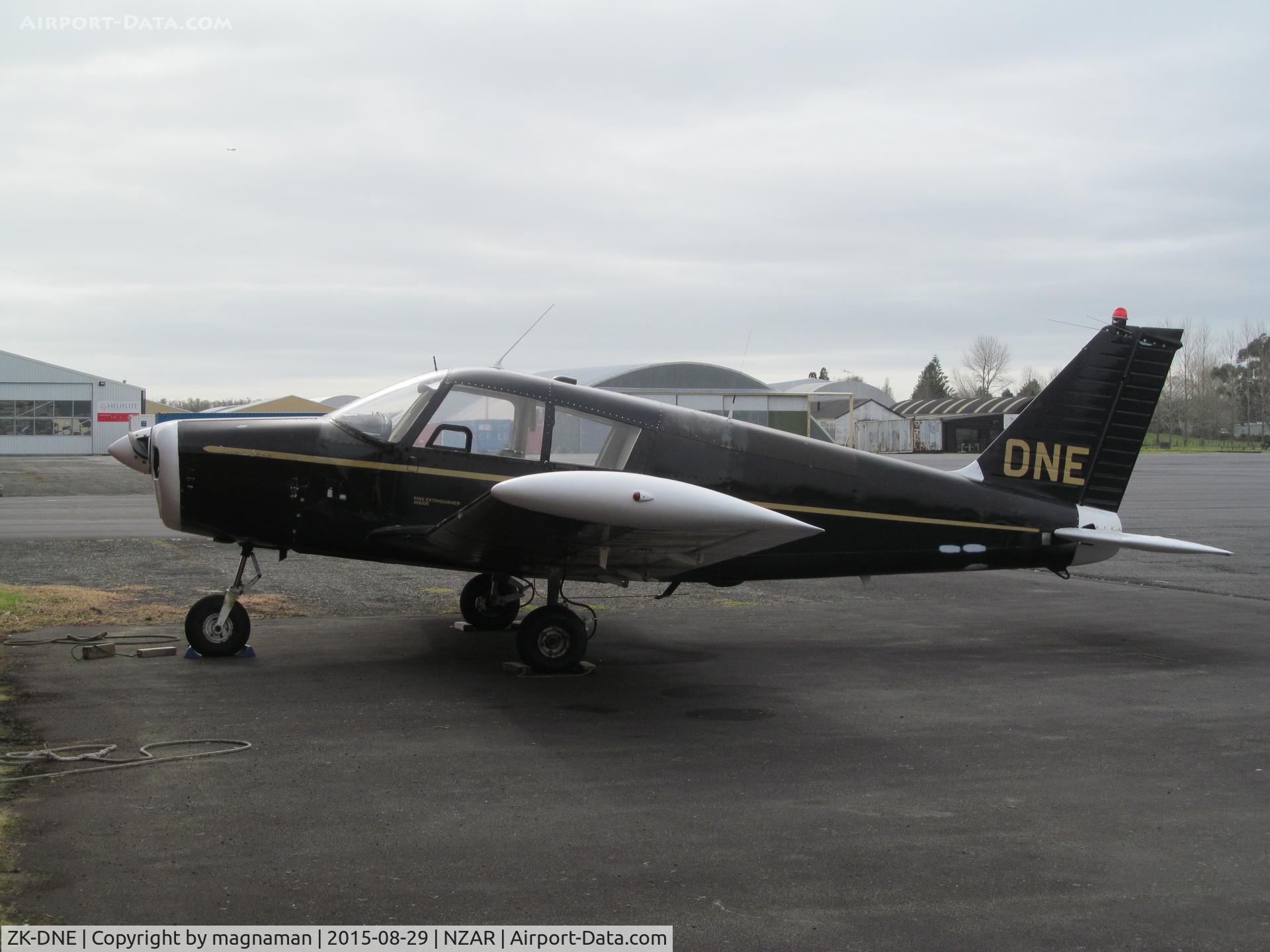 ZK-DNE, 1966 Piper PA-28-140 C/N 28-21718, Oldie on apron at ardmore