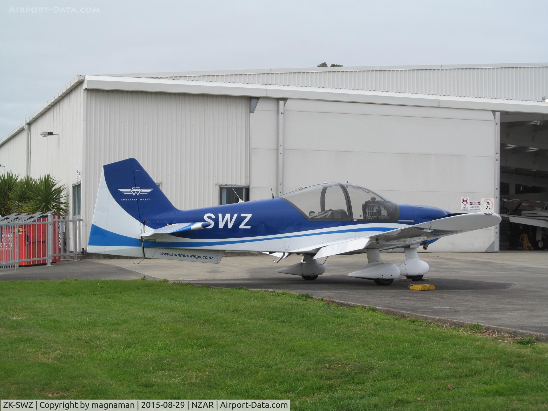 ZK-SWZ, Alpha R2160 C/N 160A-06005, on own today