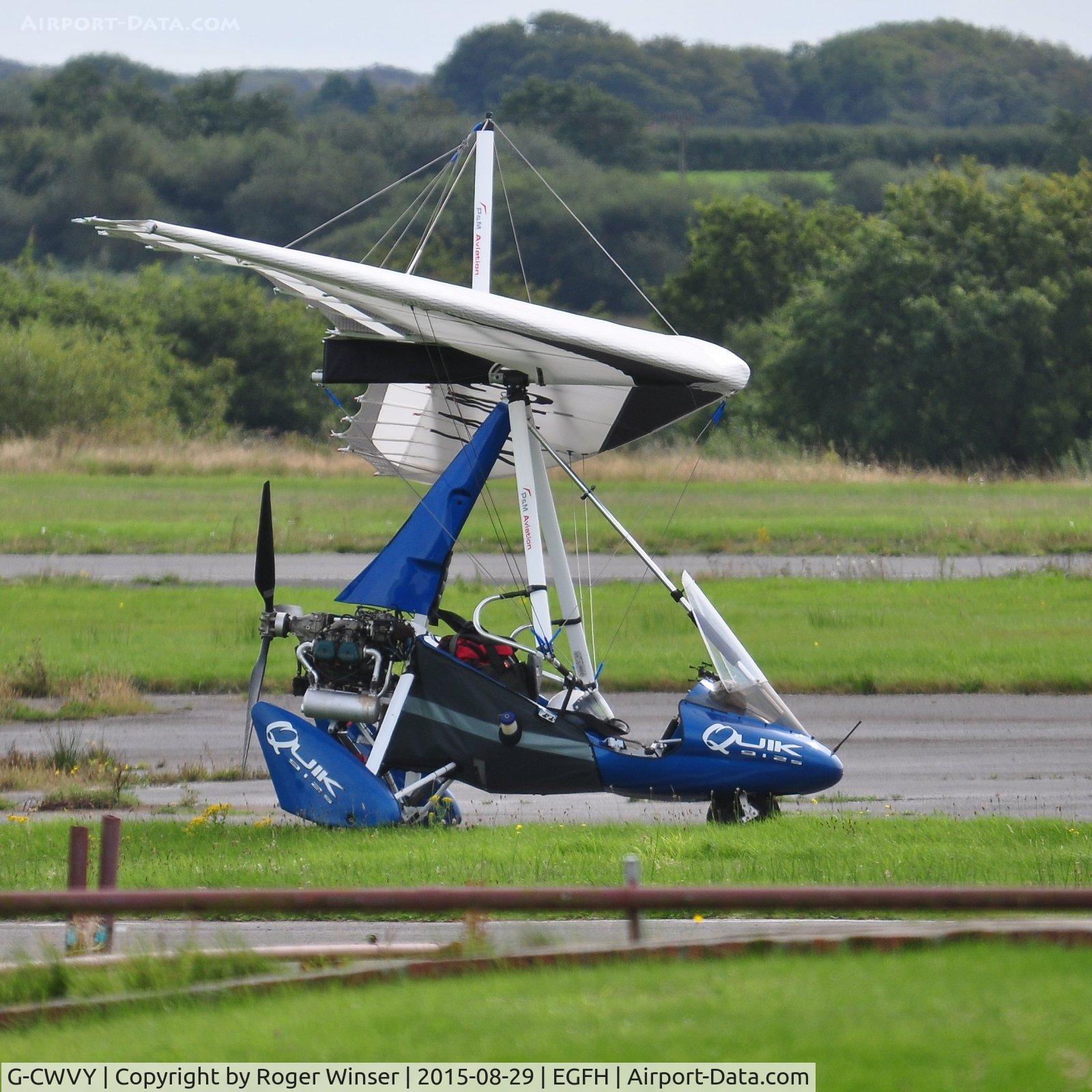 G-CWVY, 2003 Mainair Pegasus Quik C/N 7984, Visiting Pegasus Quik.