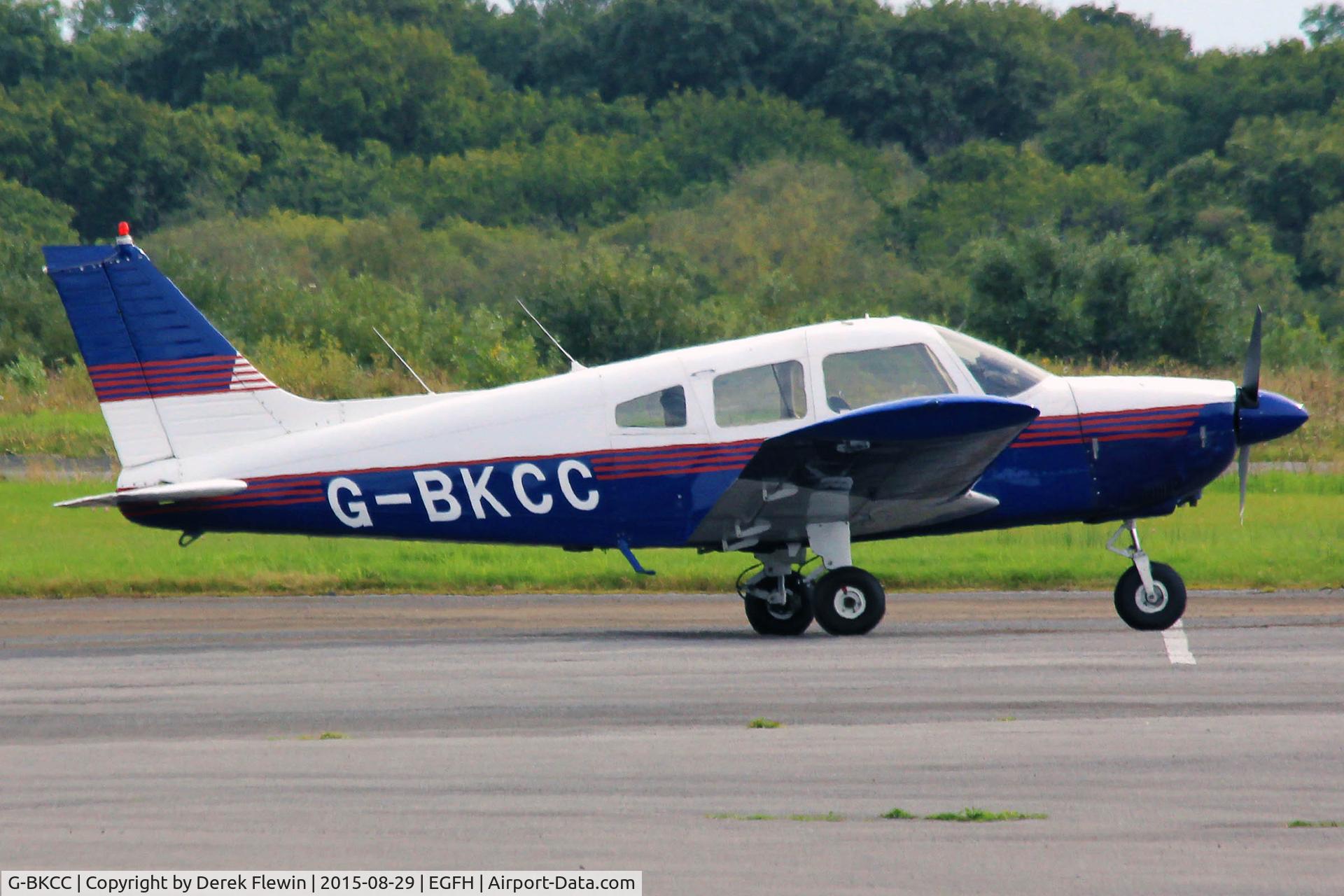 G-BKCC, 1974 Piper PA-28-180 Cherokee Archer C/N 28-7405099, Cherokee, Gloucestershire (Staverton) Airport based, previously OY-BGY, seen parked up.