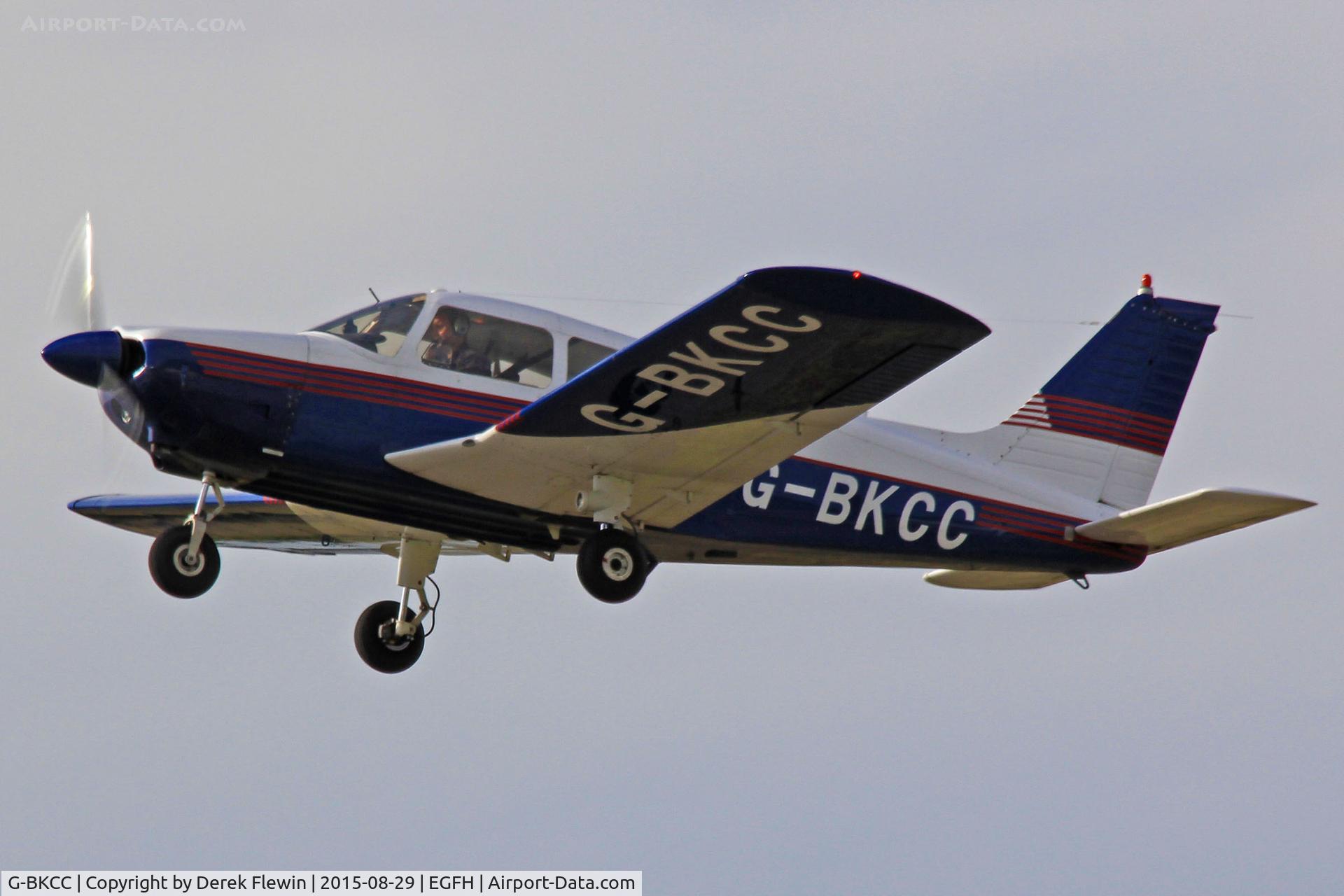 G-BKCC, 1974 Piper PA-28-180 Cherokee Archer C/N 28-7405099, Cherokee, Gloucestershire (Staverton) Airport based, previously OY-BGY, seen departing runway 22, en-route RTB.