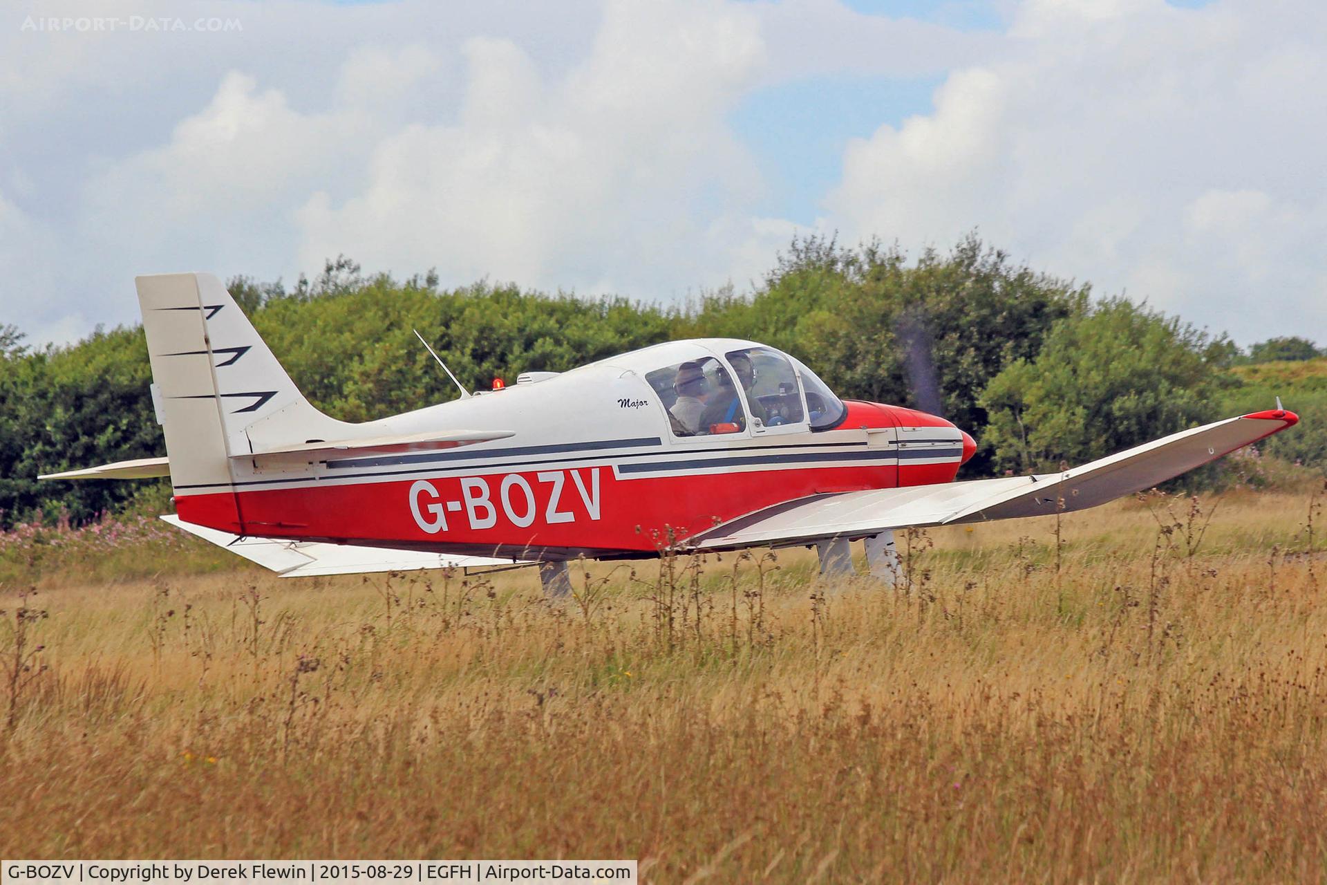 G-BOZV, 1969 CEA DR-340 Major C/N 416, Major, Marshfield-Garston Farm based, previously F-BRTS, seen at the hold prior to departing runway 22.