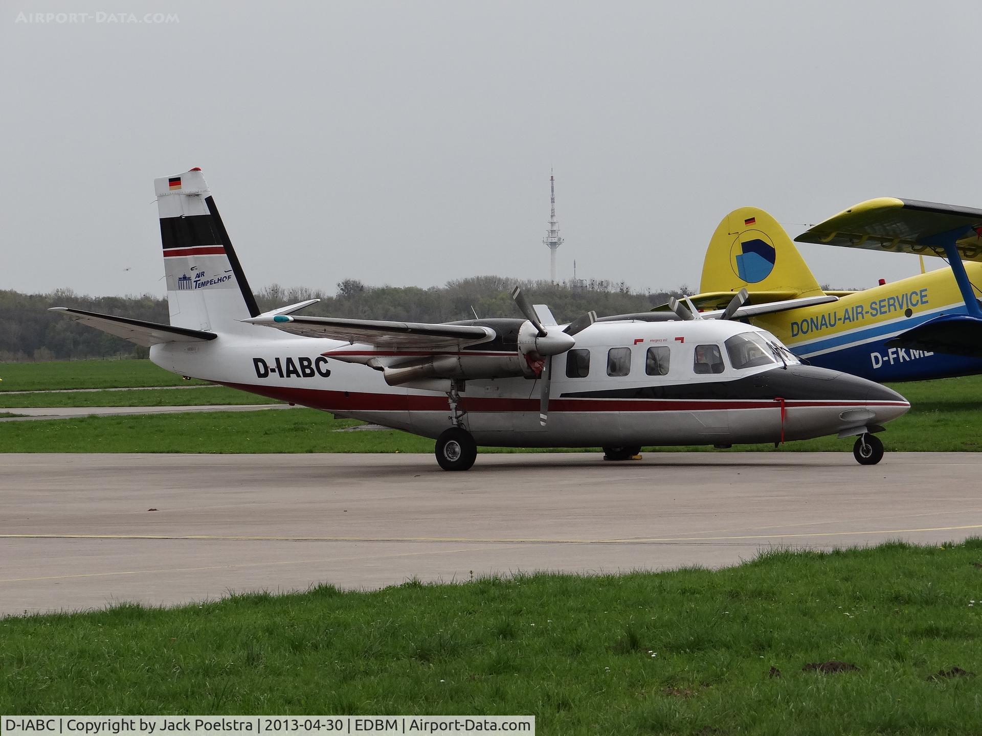 D-IABC, 1966 Aero Commander 680V Turbo Commander C/N 1684-65, D-IABC of Air Tempelhof at Magdenburg airport