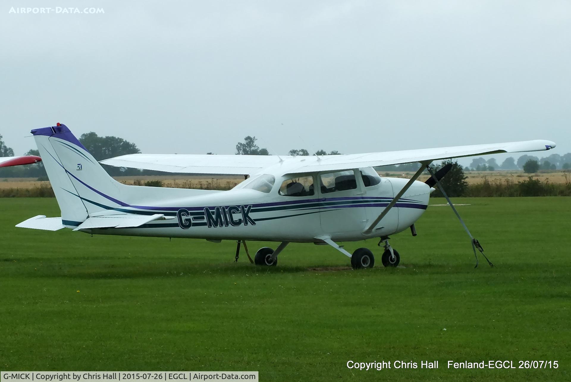 G-MICK, 1977 Reims F172N Skyhawk C/N 1592, at Fenland airfield