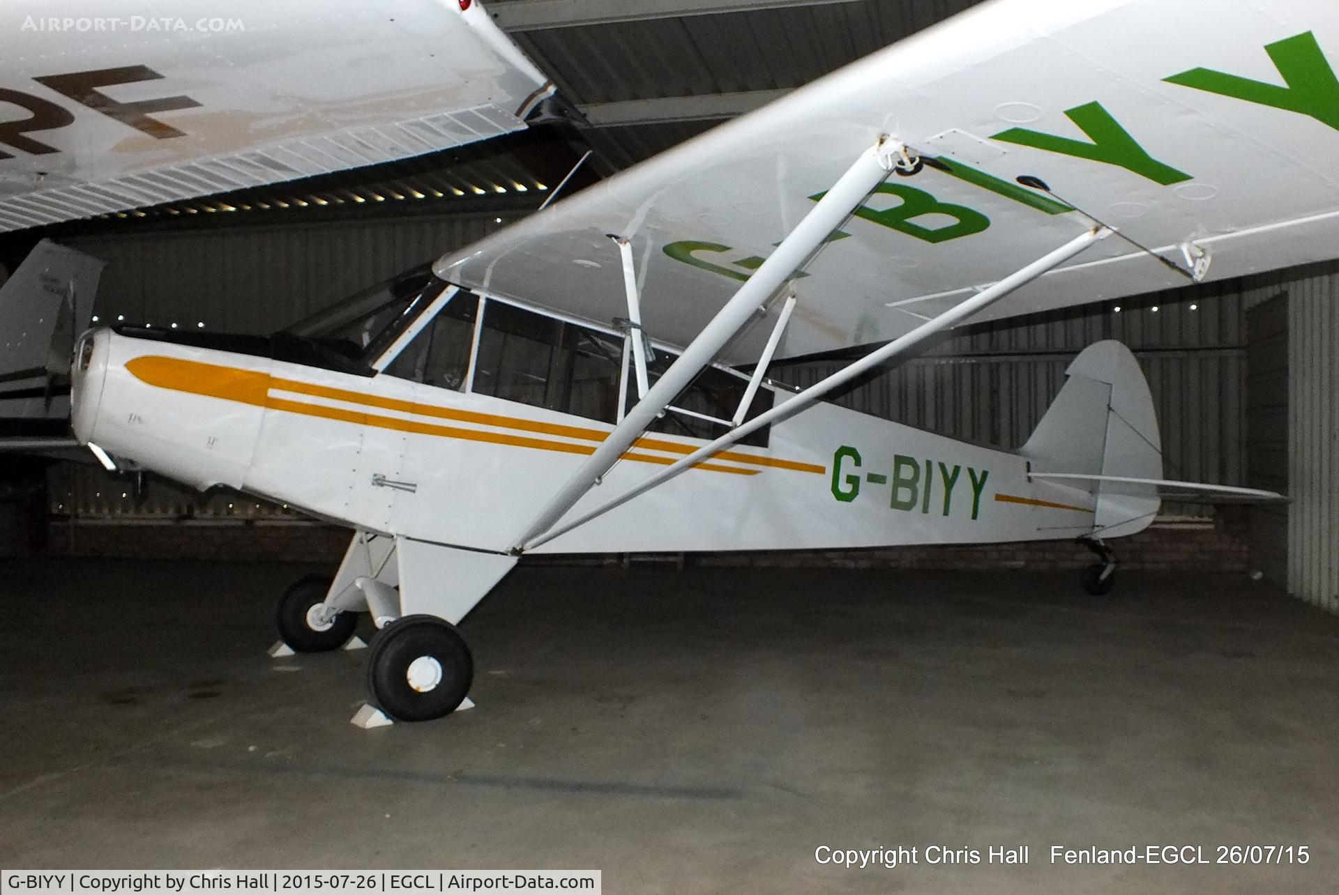 G-BIYY, 1952 Piper L-18C Super Cub C/N 18-1979, at Fenland airfield