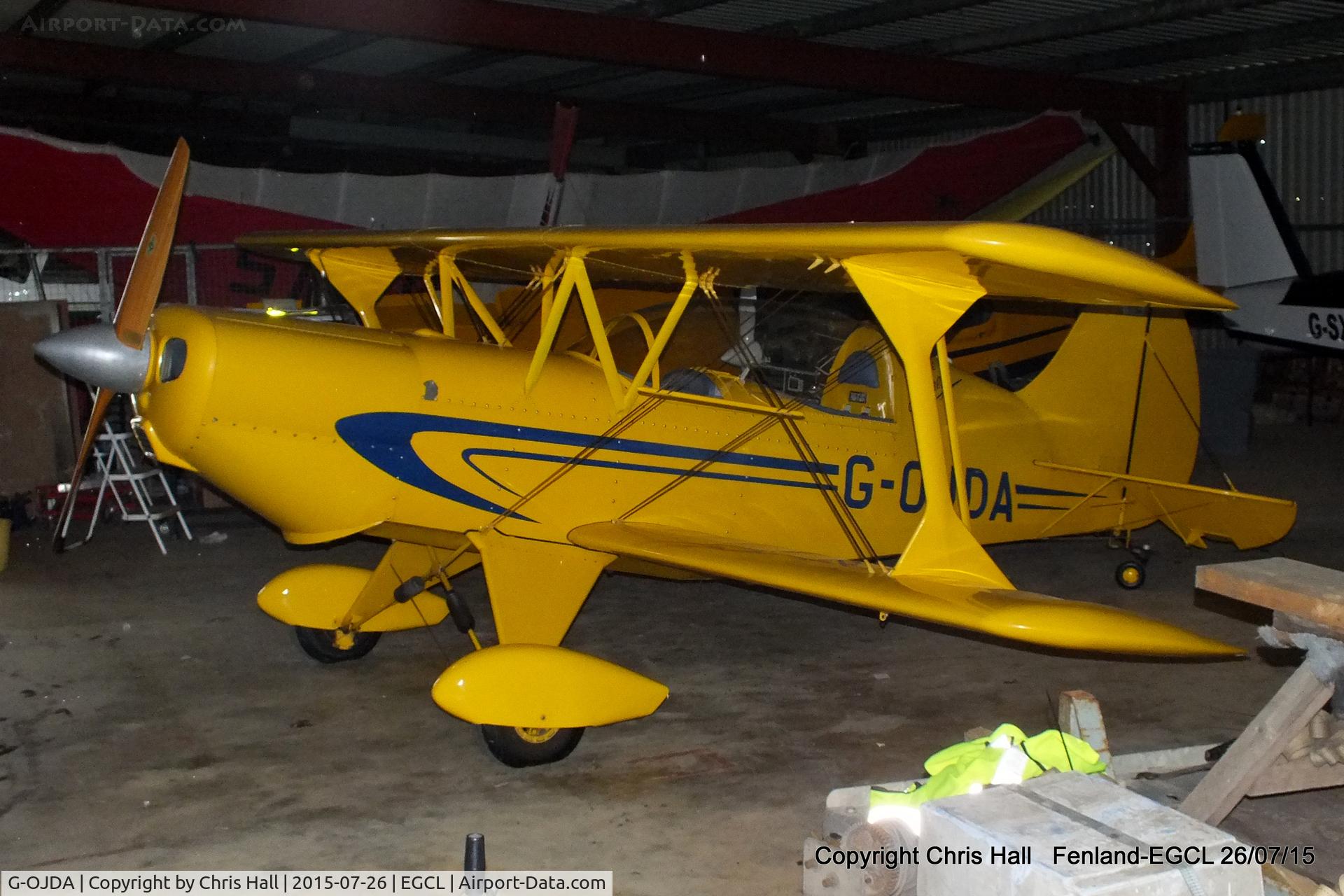 G-OJDA, 1999 EAA Acro Sport II C/N PFA 072-11067, at Fenland airfield