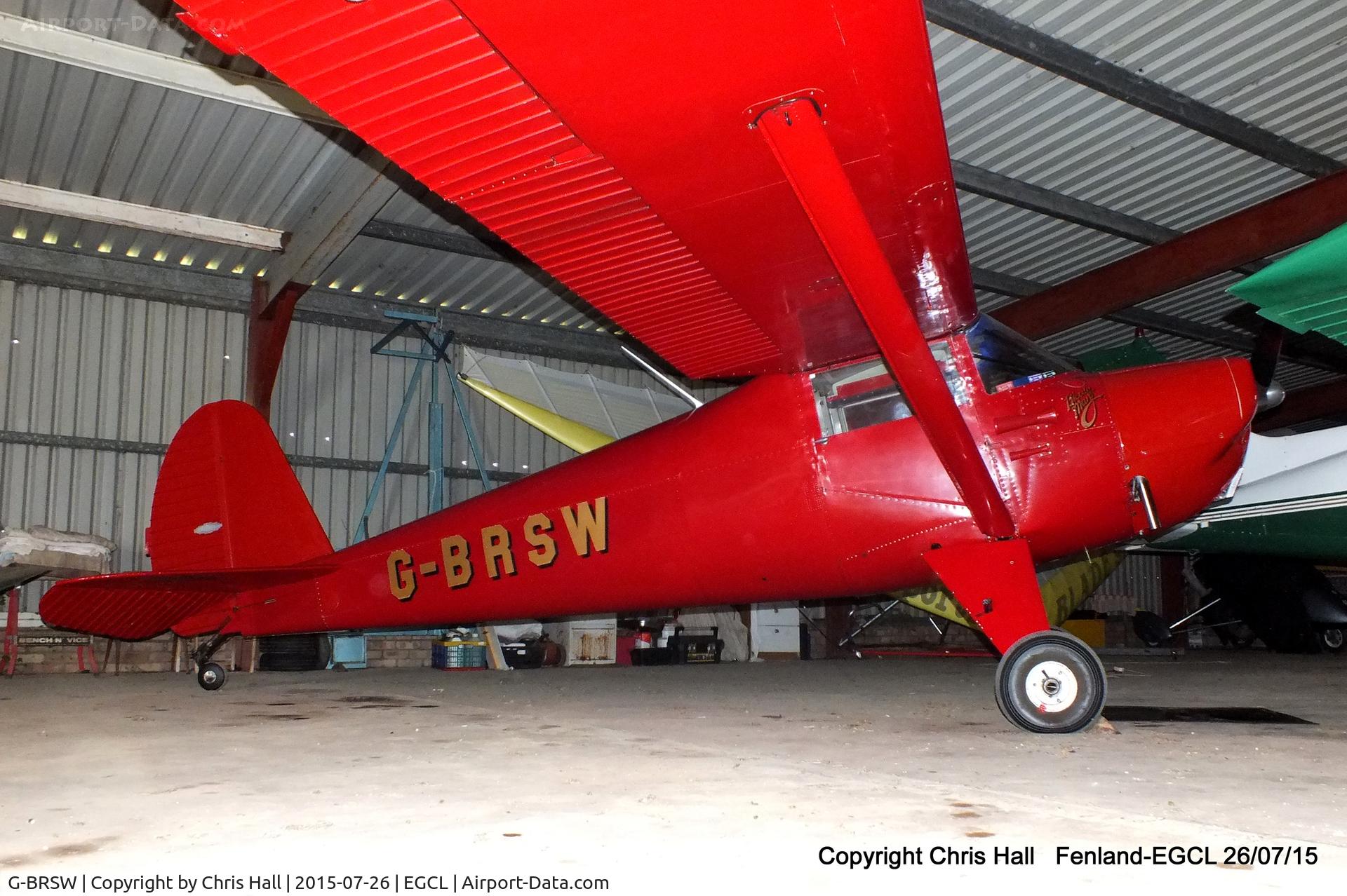 G-BRSW, 1946 Luscombe 8A C/N 3249, at Fenland airfield