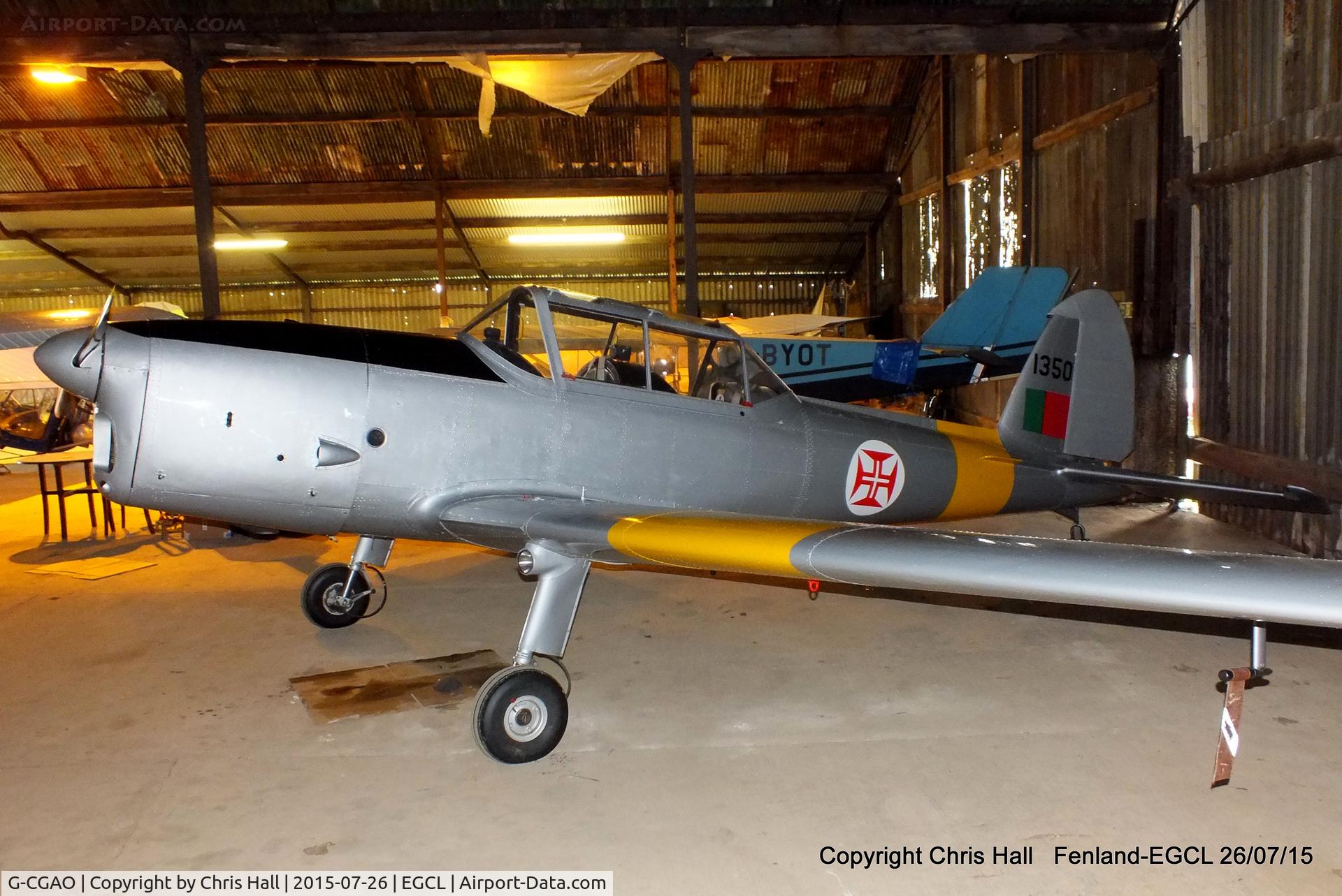 G-CGAO, 1958 OGMA DHC-1 Chipmunk T.20 C/N OGMA-40, at Fenland airfield