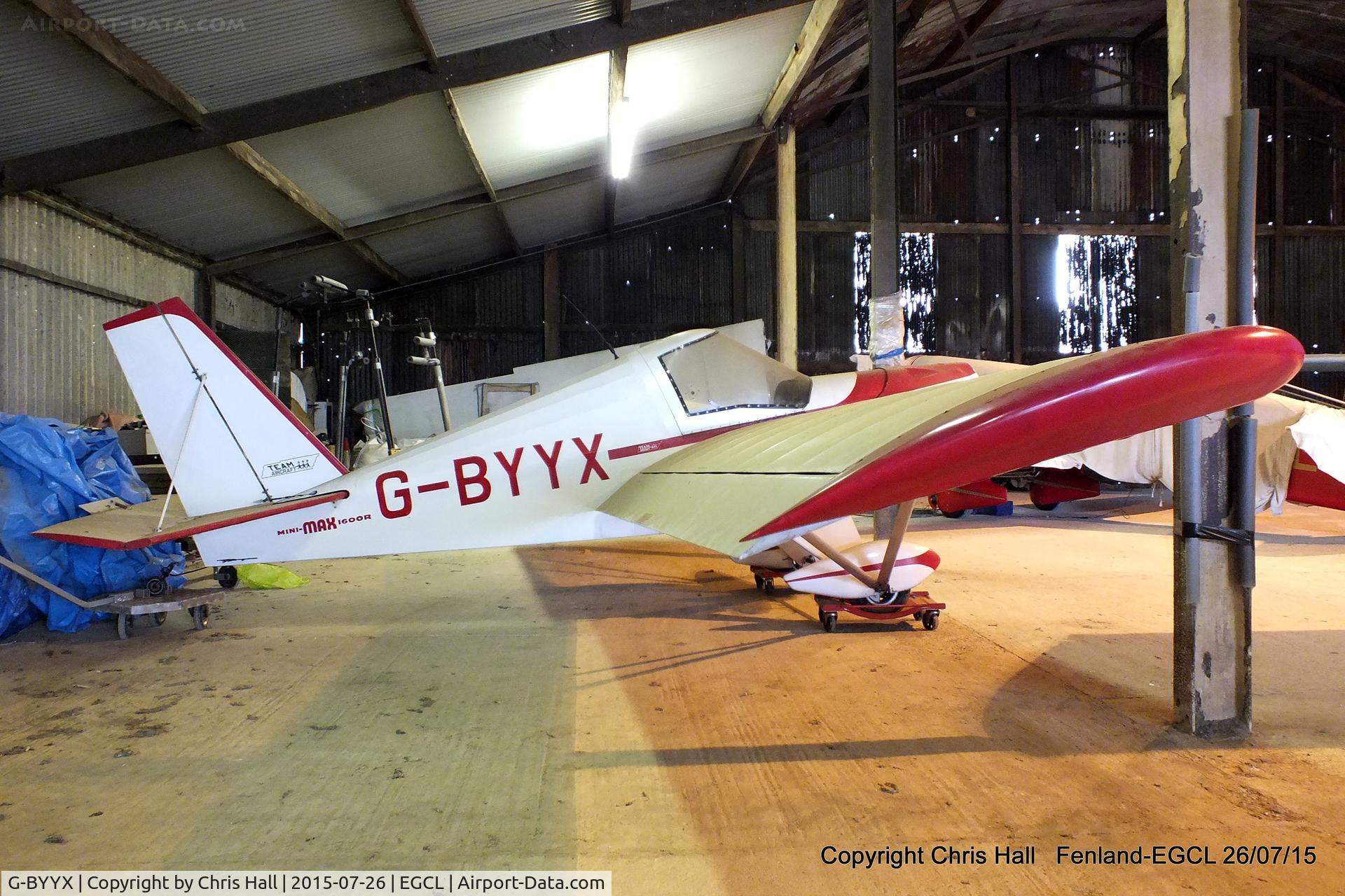 G-BYYX, 2001 Team Mini-Max 91 C/N PFA 186-13410, at Fenland airfield